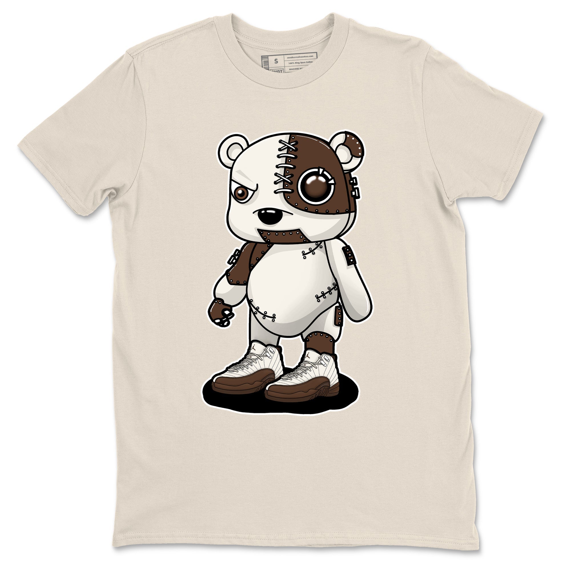 Cyborg Bear snkmatch Tees - Air Jordan 12 Baroque Brown