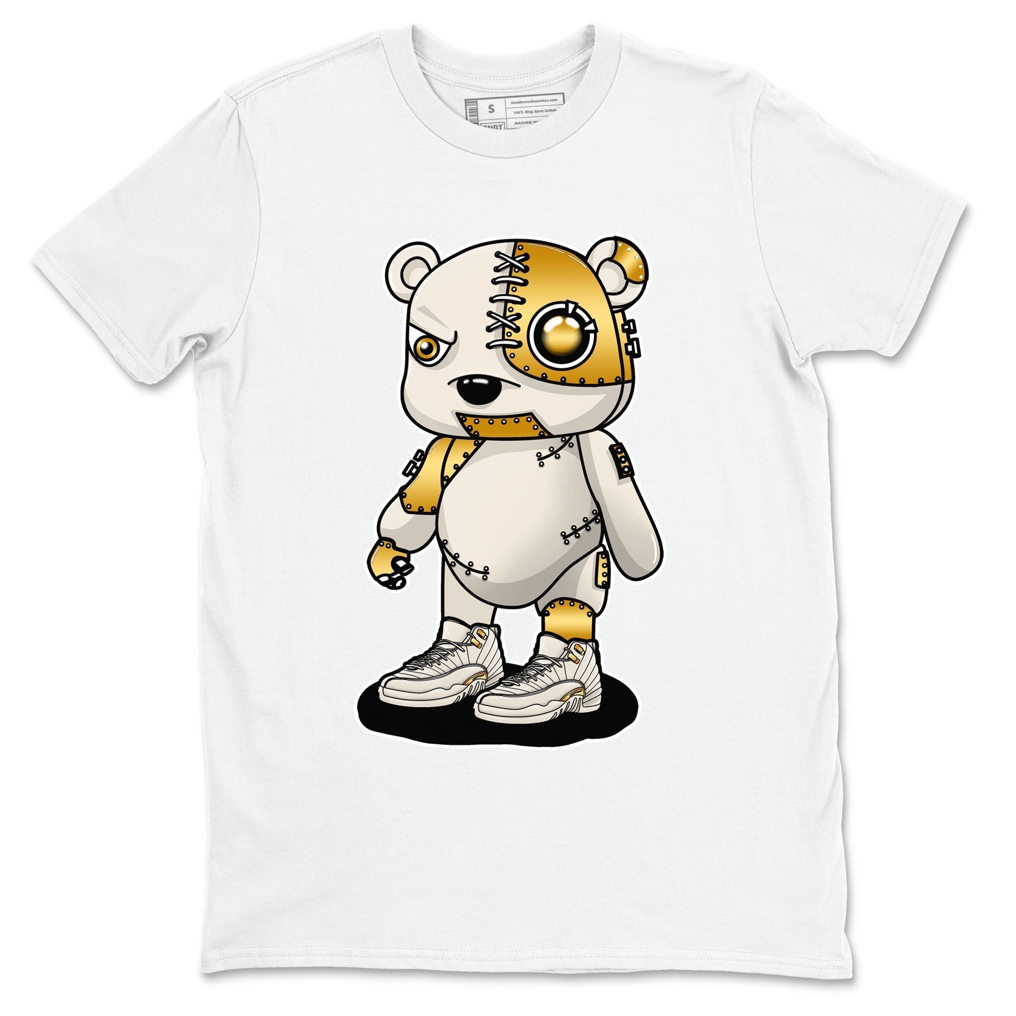 Cyborg Bear snkmatch Tees - Air Jordan 12 Phantom
