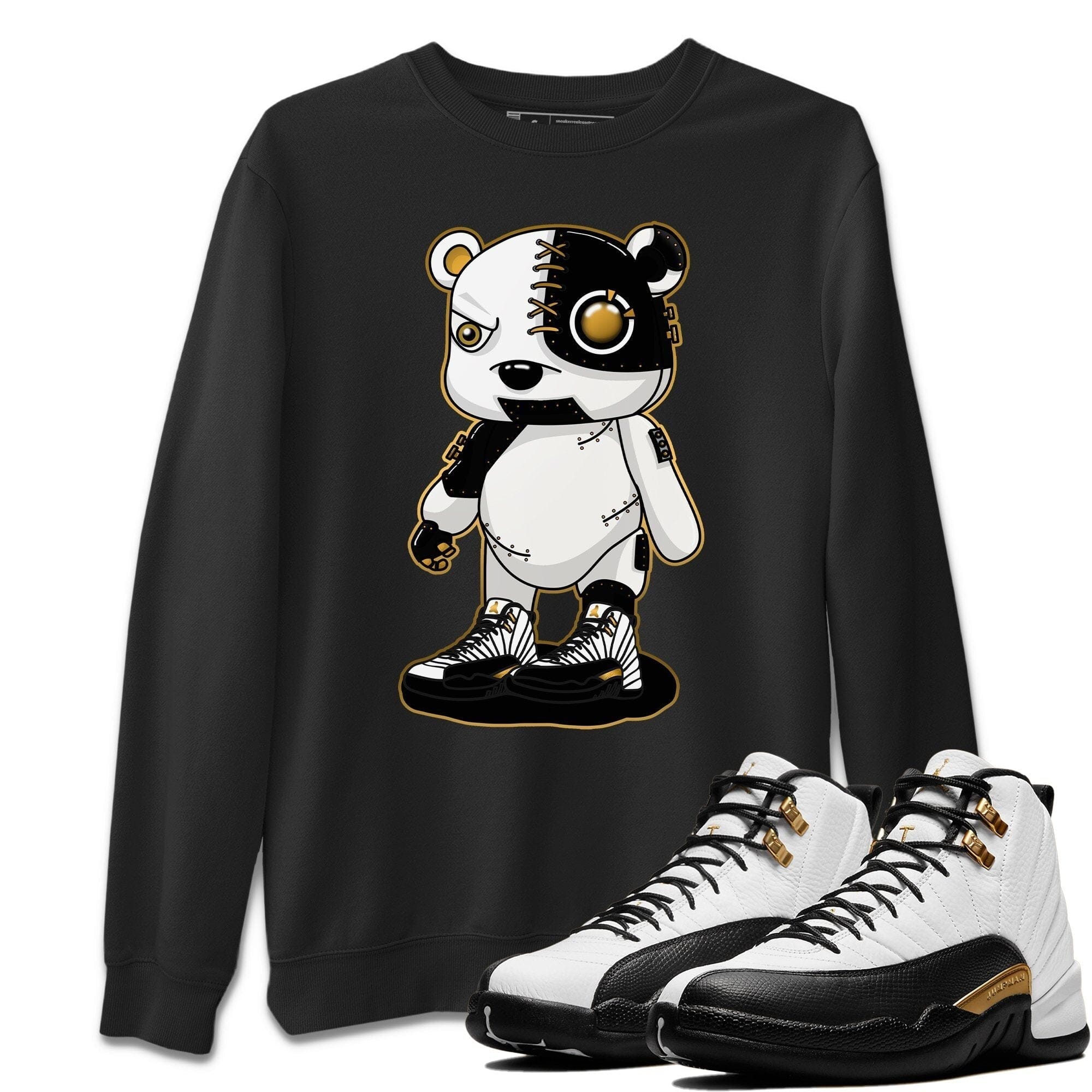 Cyborg Bear Unisex Tops - Air Jordan 12 Royalty