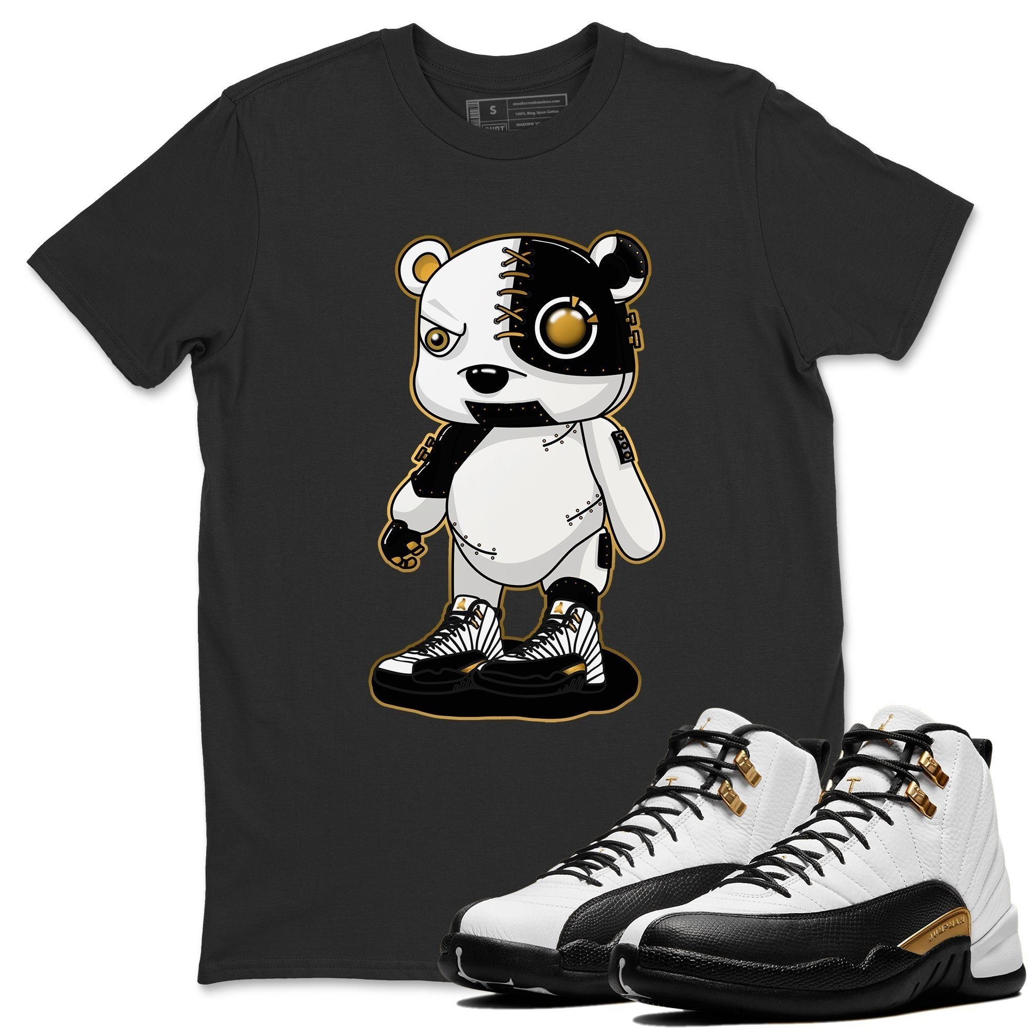 Cyborg Bear Unisex Tops - Air Jordan 12 Royalty
