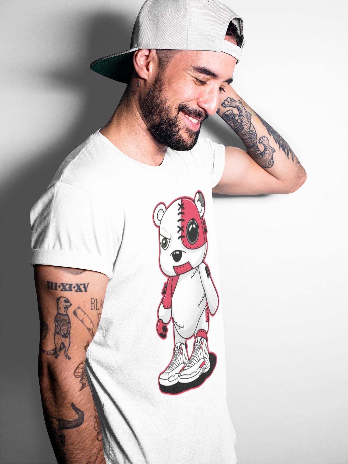 Cyborg Bear Unisex Tops - Air Jordan 12 Twist