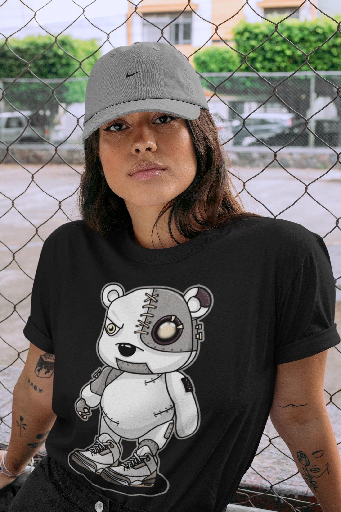 Cyborg Bear Unisex Tops - Air Jordan 3 A Ma Maniere