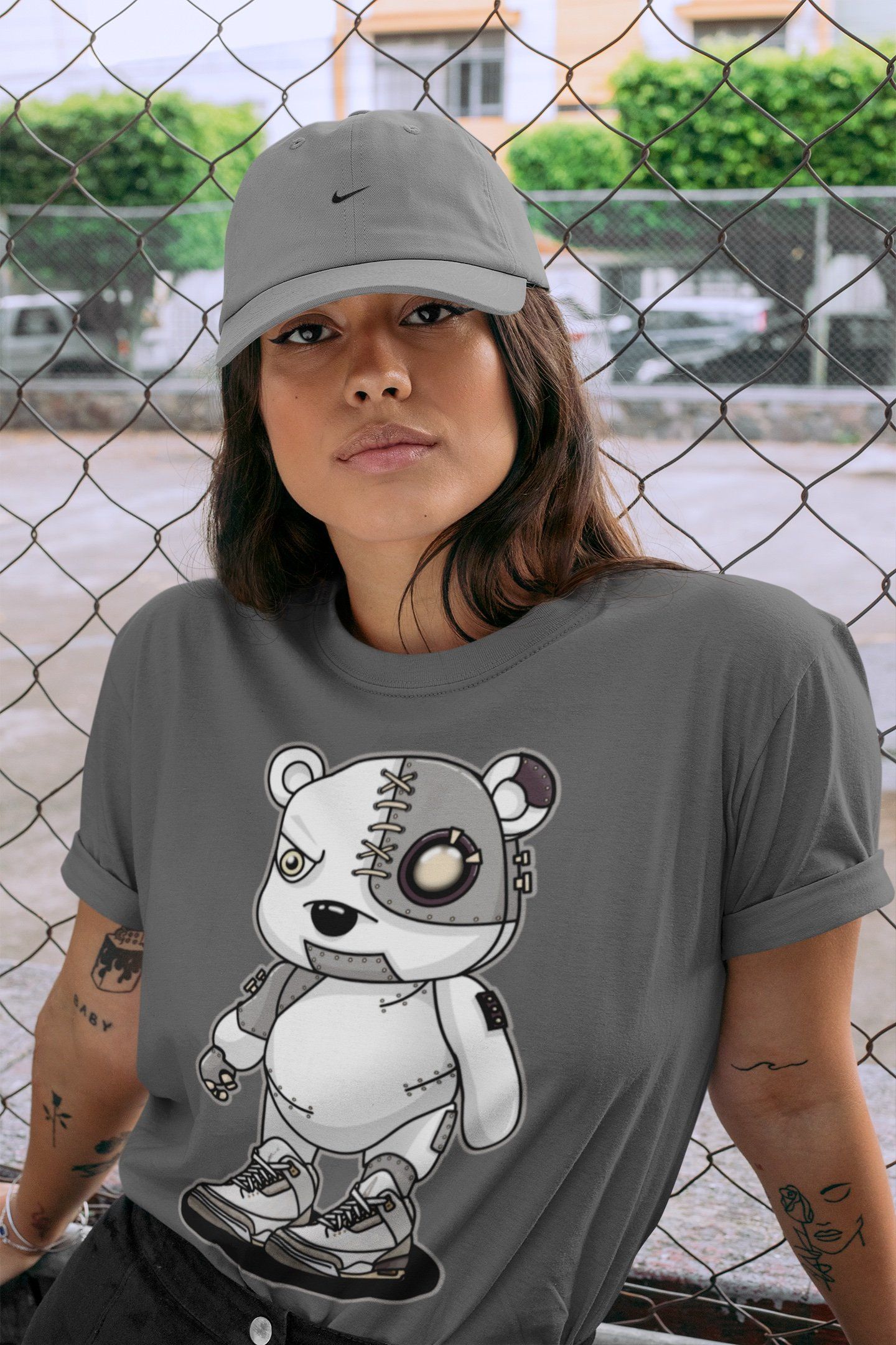 Cyborg Bear Unisex Tops - Air Jordan 3 A Ma Maniere