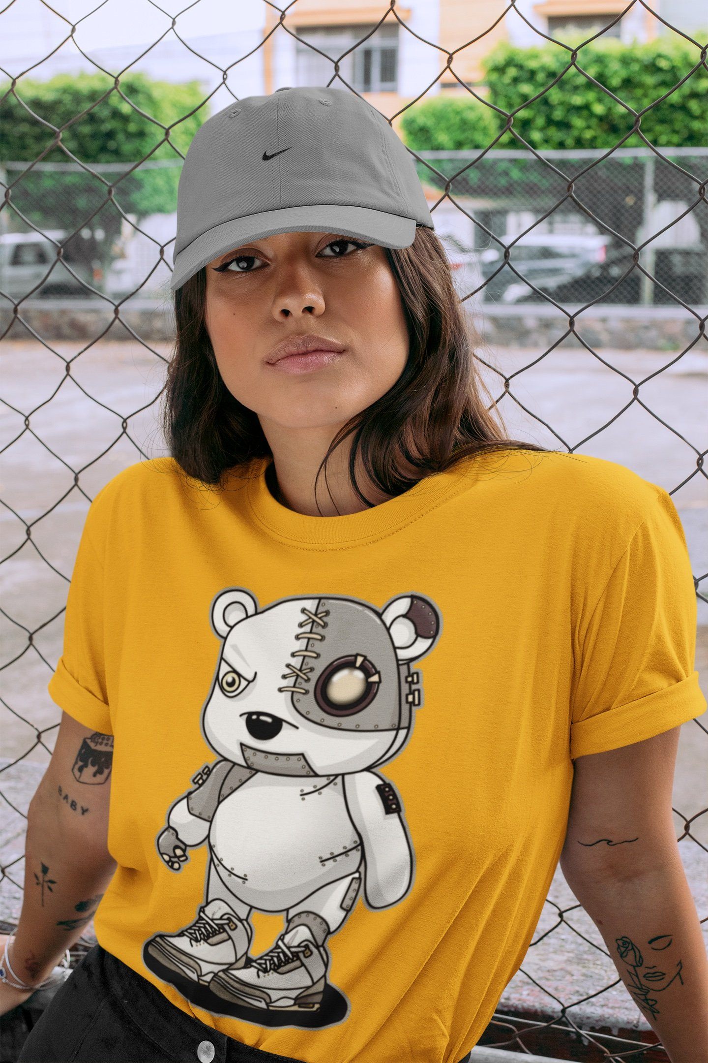 Cyborg Bear Unisex Tops - Air Jordan 3 A Ma Maniere
