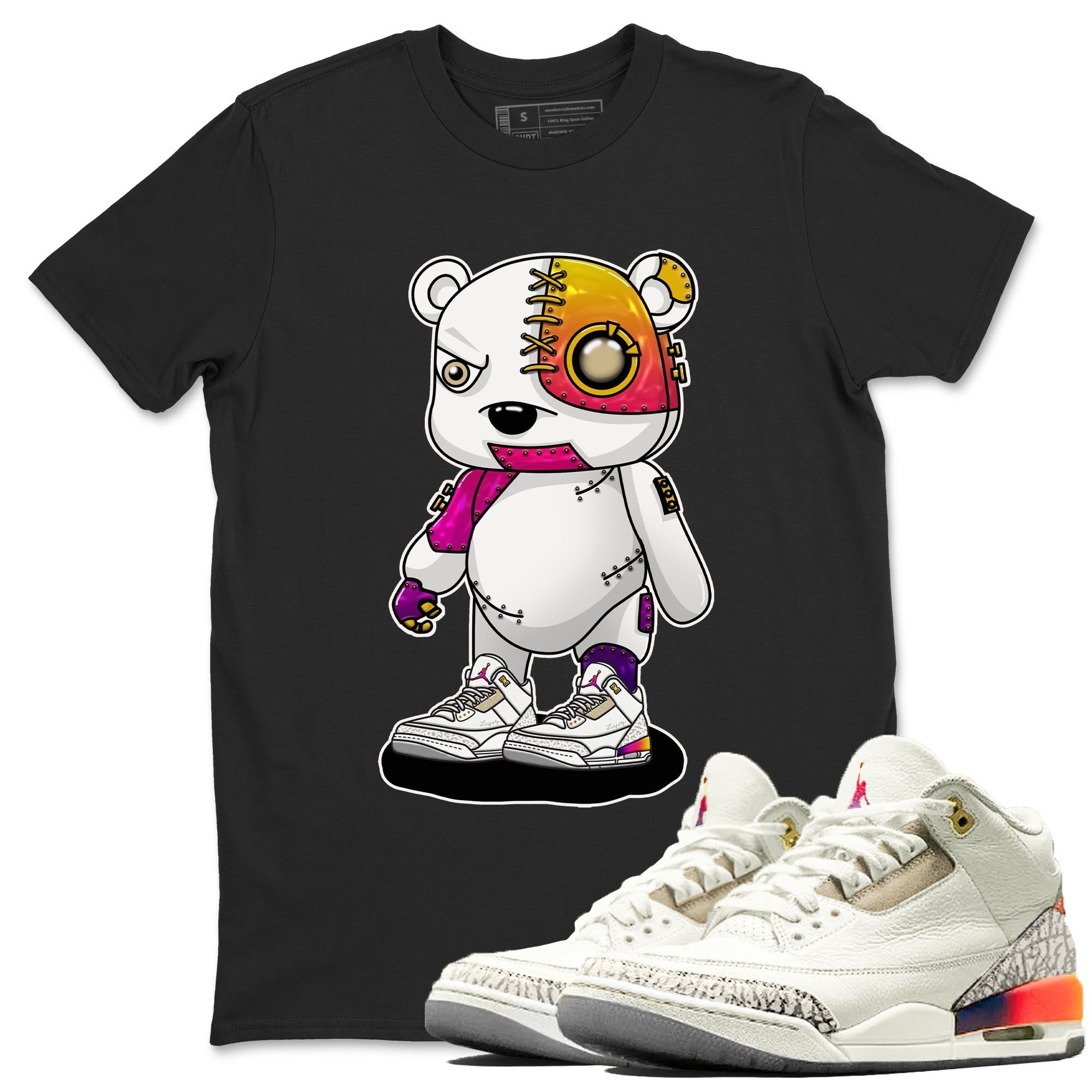 Cyborg Bear snkmatch Tee - Air Jordan 3 J Balvin