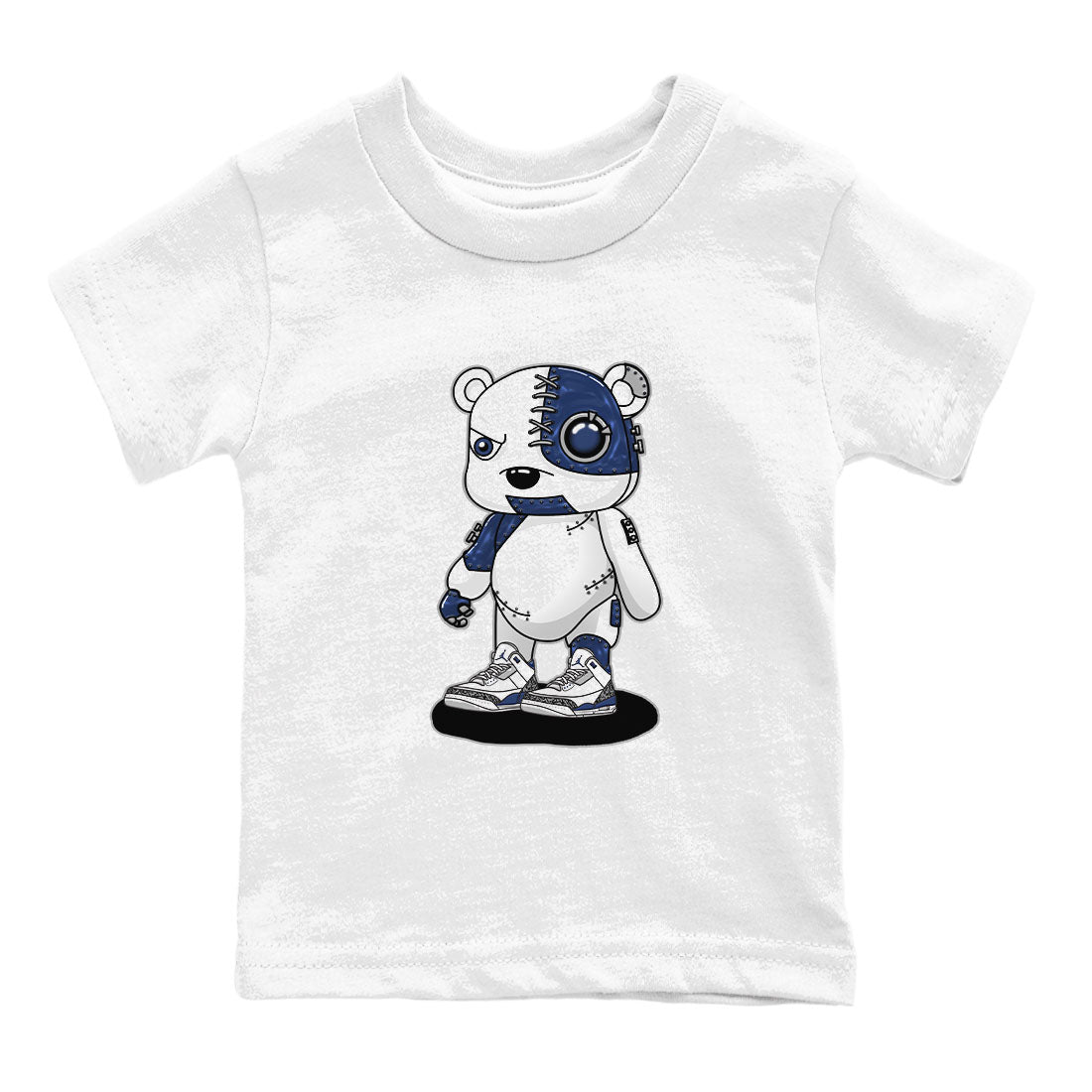 Cyborg Bear snkmatch Tees Kids - Air Jordan 3 Midnight Navy 2023