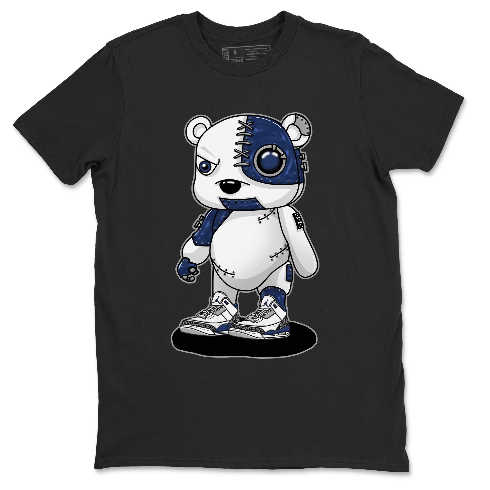 Cyborg Bear snkmatch Tees - Air Jordan 3 Midnight Navy 2023