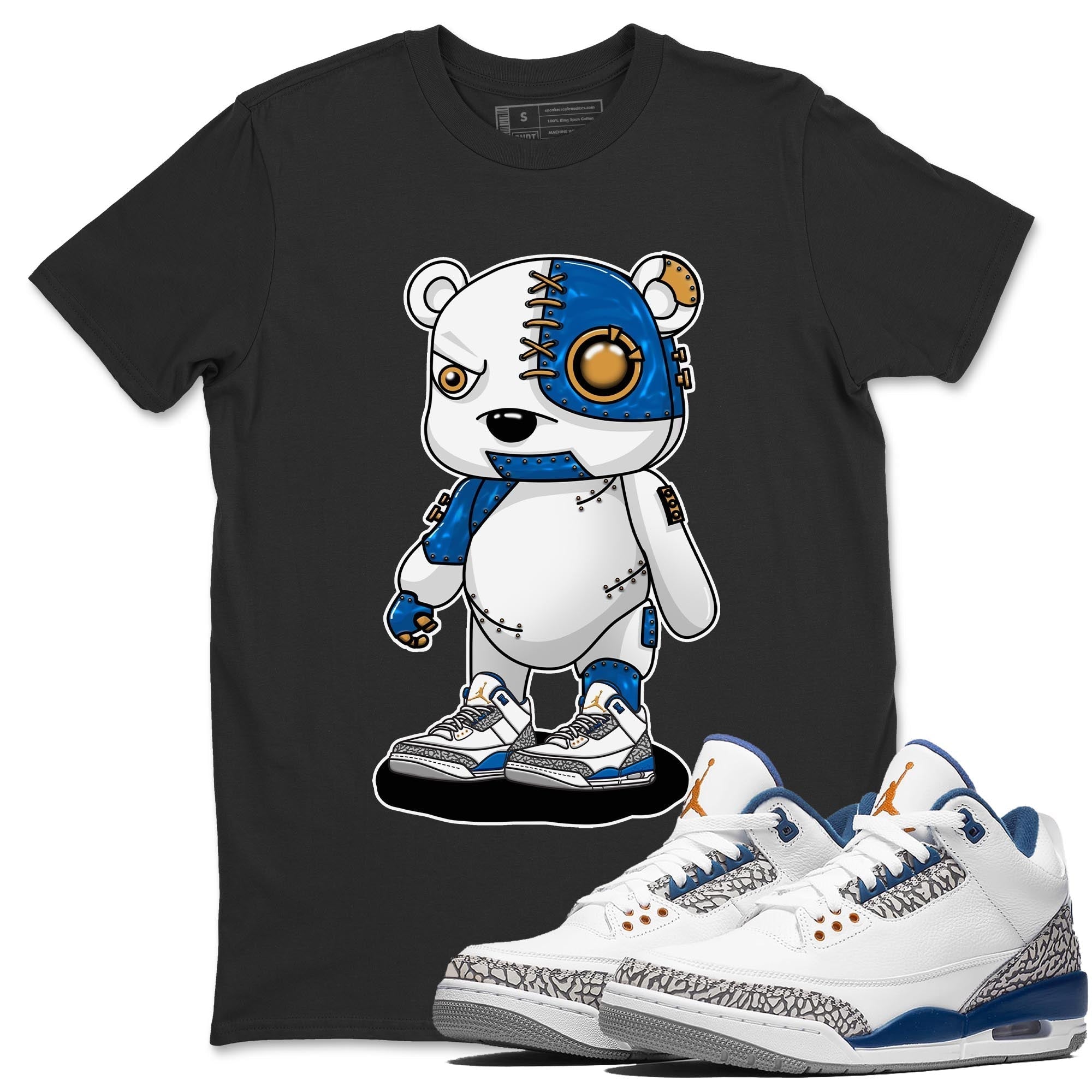 Cyborg Bear Unisex Tops - Air Jordan 3 Wizards