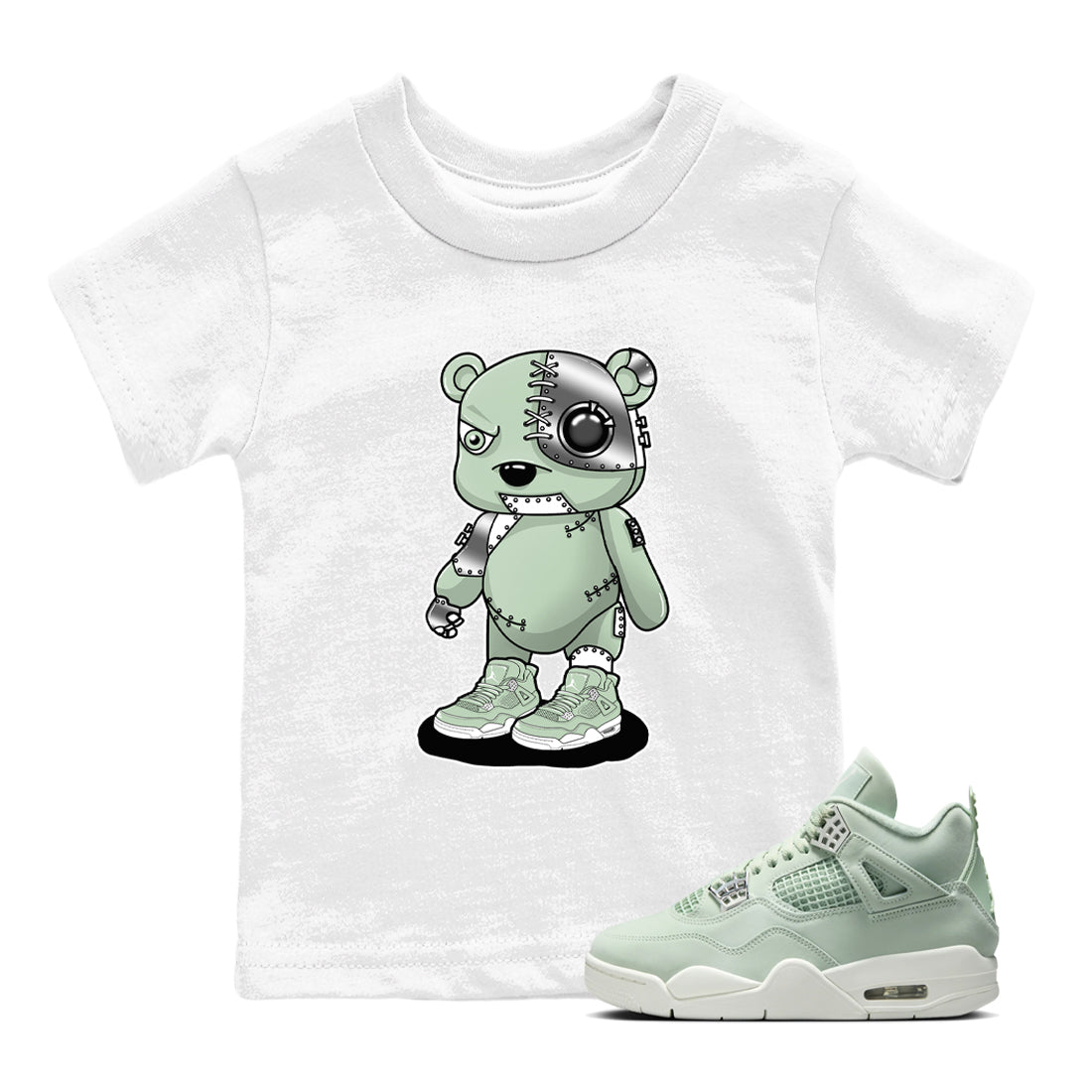 Cyborg Bear snkmatch Tees Kids - Air Jordan 4 Abundance