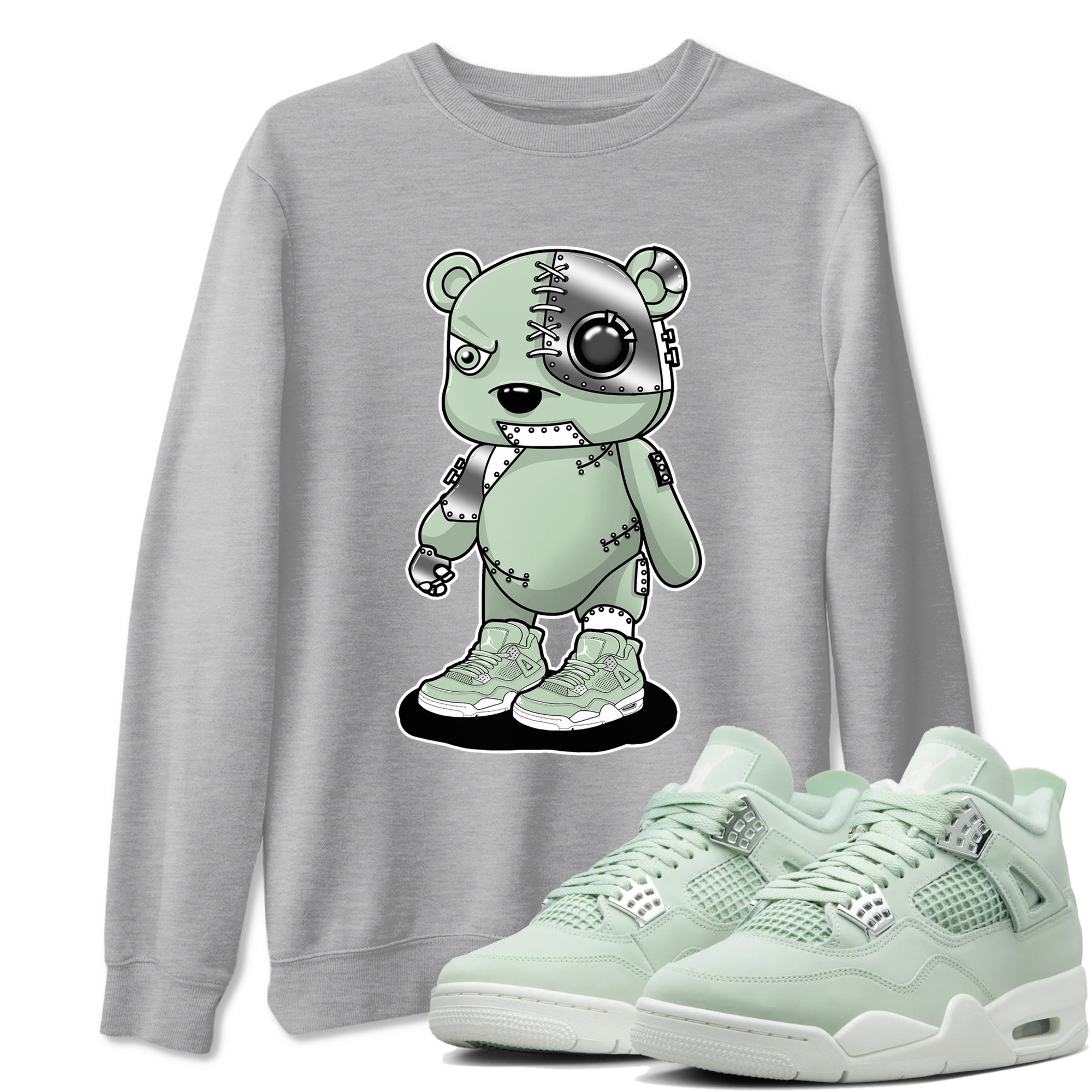 Cyborg Bear snkmatch Tees - Air Jordan 4 Abundance