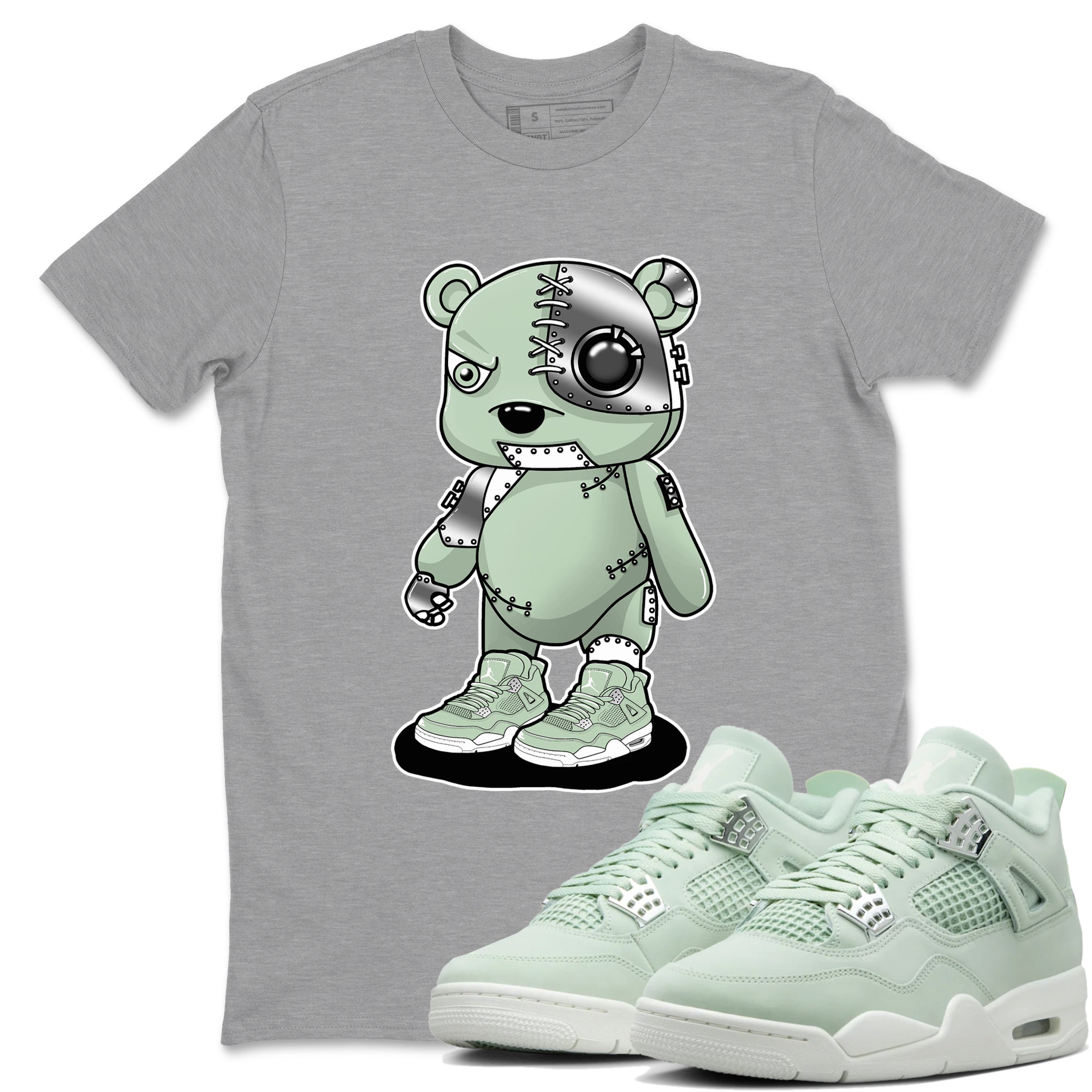 Cyborg Bear snkmatch Tees - Air Jordan 4 Abundance