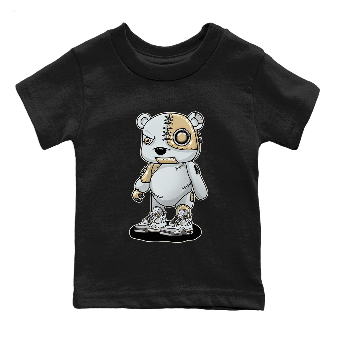 Cyborg Bear Kids Tops - Air Jordan 4 Craft
