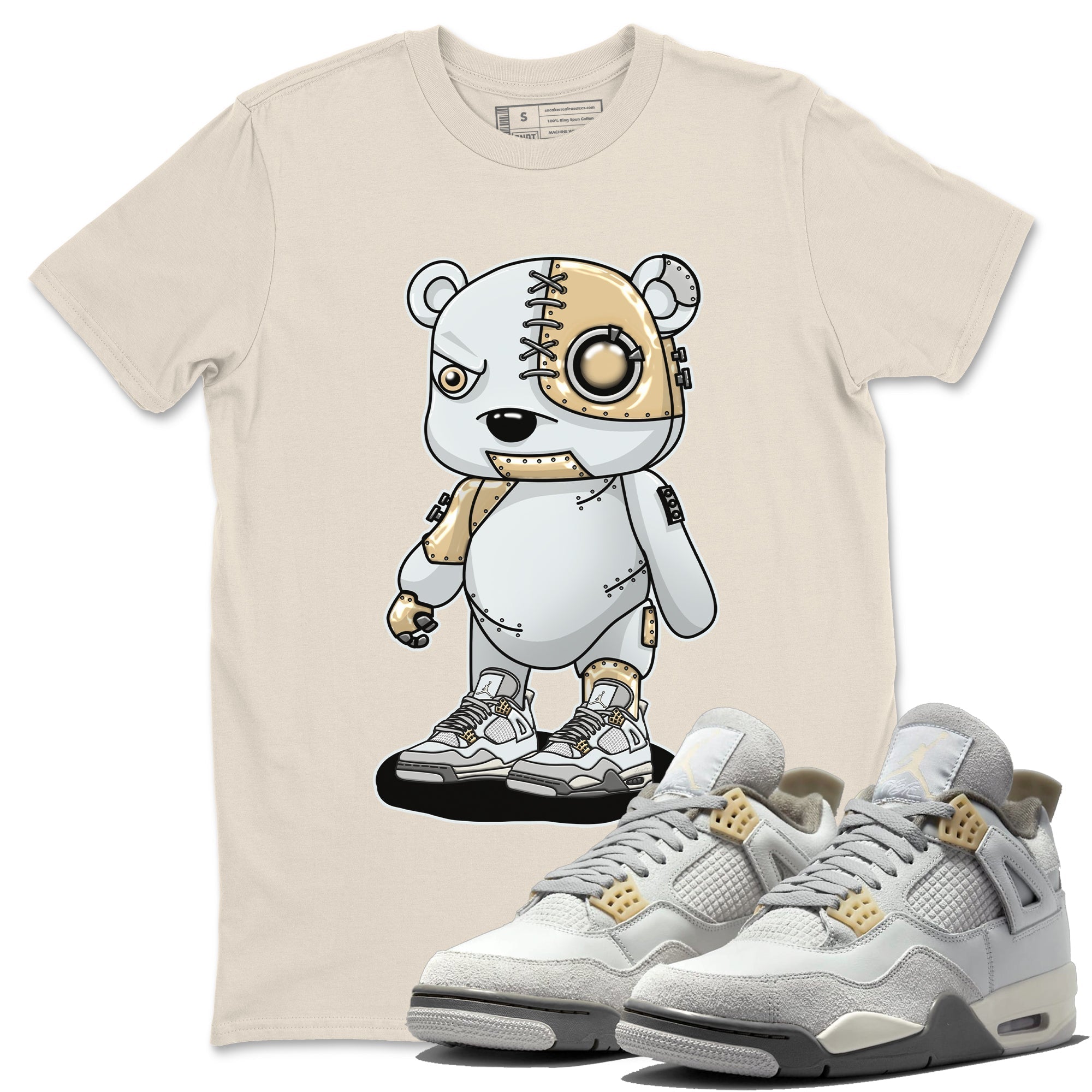 Cyborg Bear Unisex Tops - Air Jordan 4 Craft
