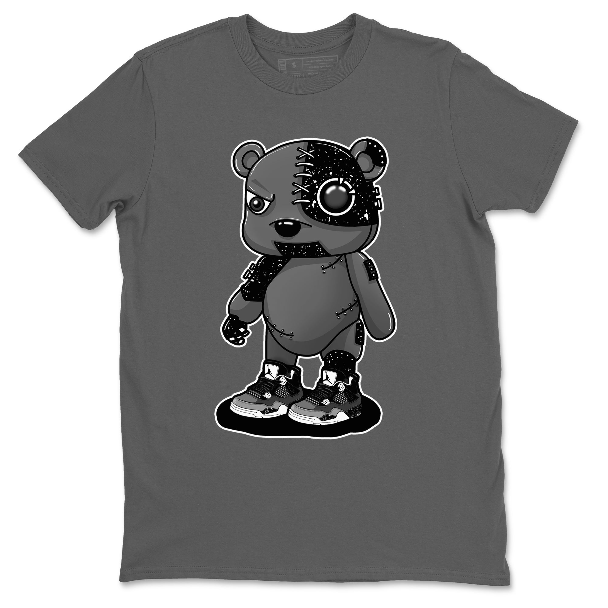 Cyborg Bear snkmatch Tees - Air Jordan 4 Fear
