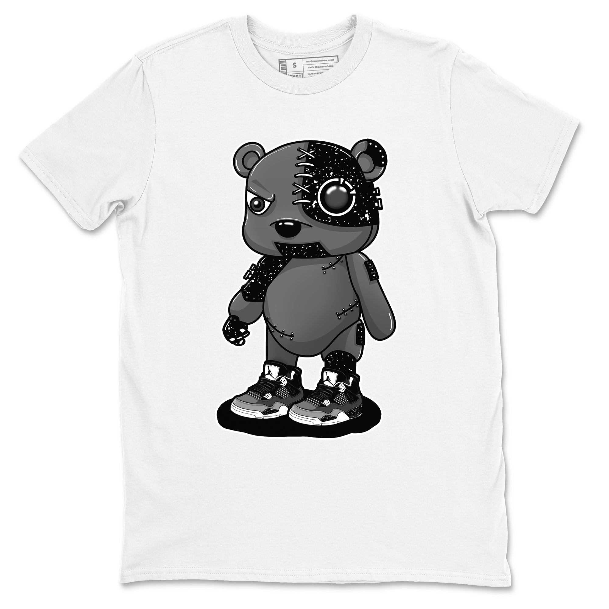 Cyborg Bear snkmatch Tees - Air Jordan 4 Fear