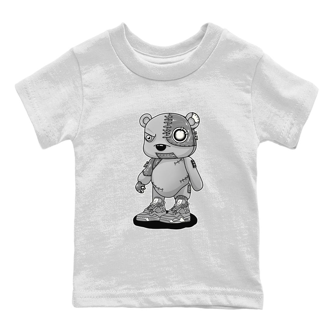 Cyborg Bear snkmatch Tee Kids - Air Jordan 4 Frozen Moments