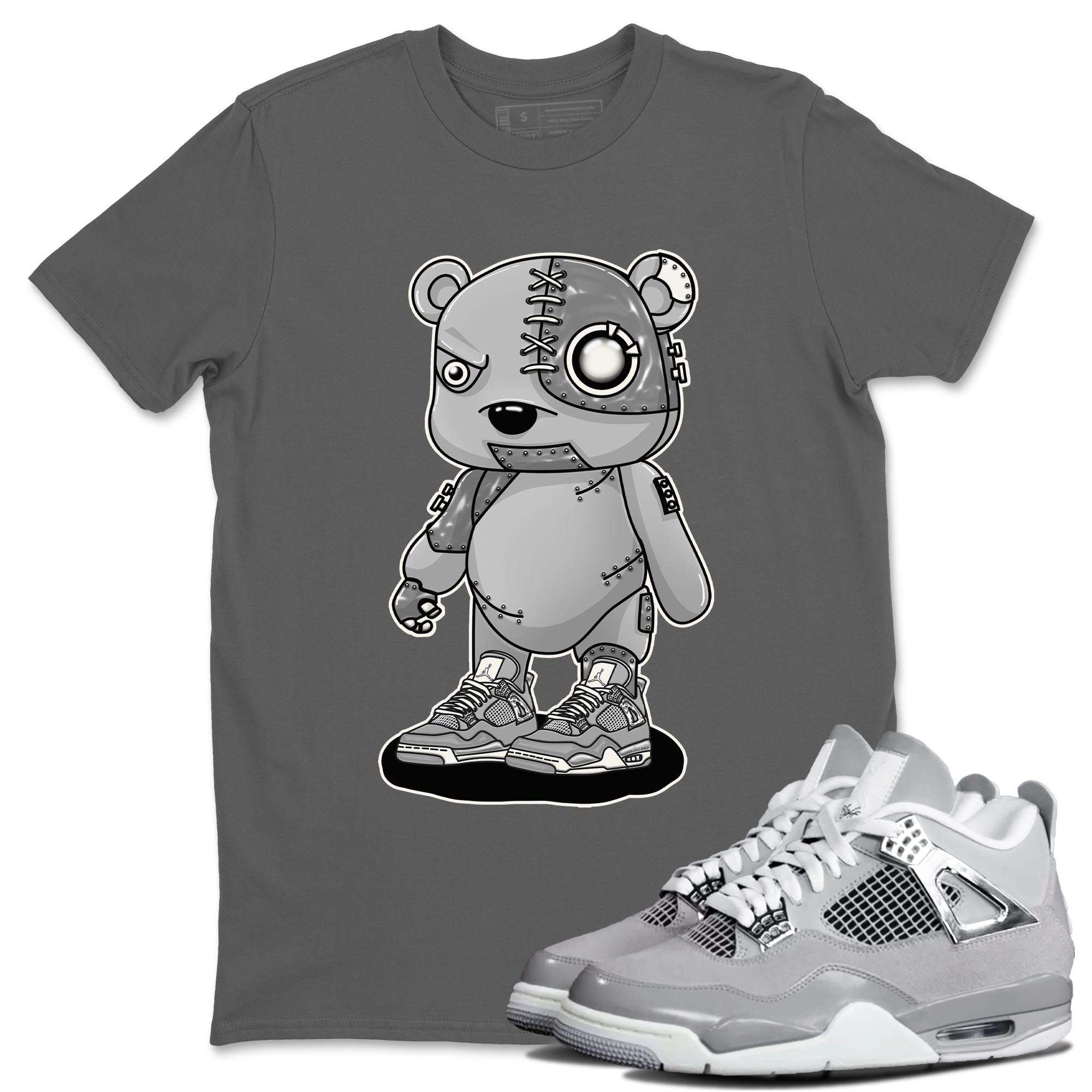 Cyborg Bear snkmatch Tee - Air Jordan 4 Frozen Moments