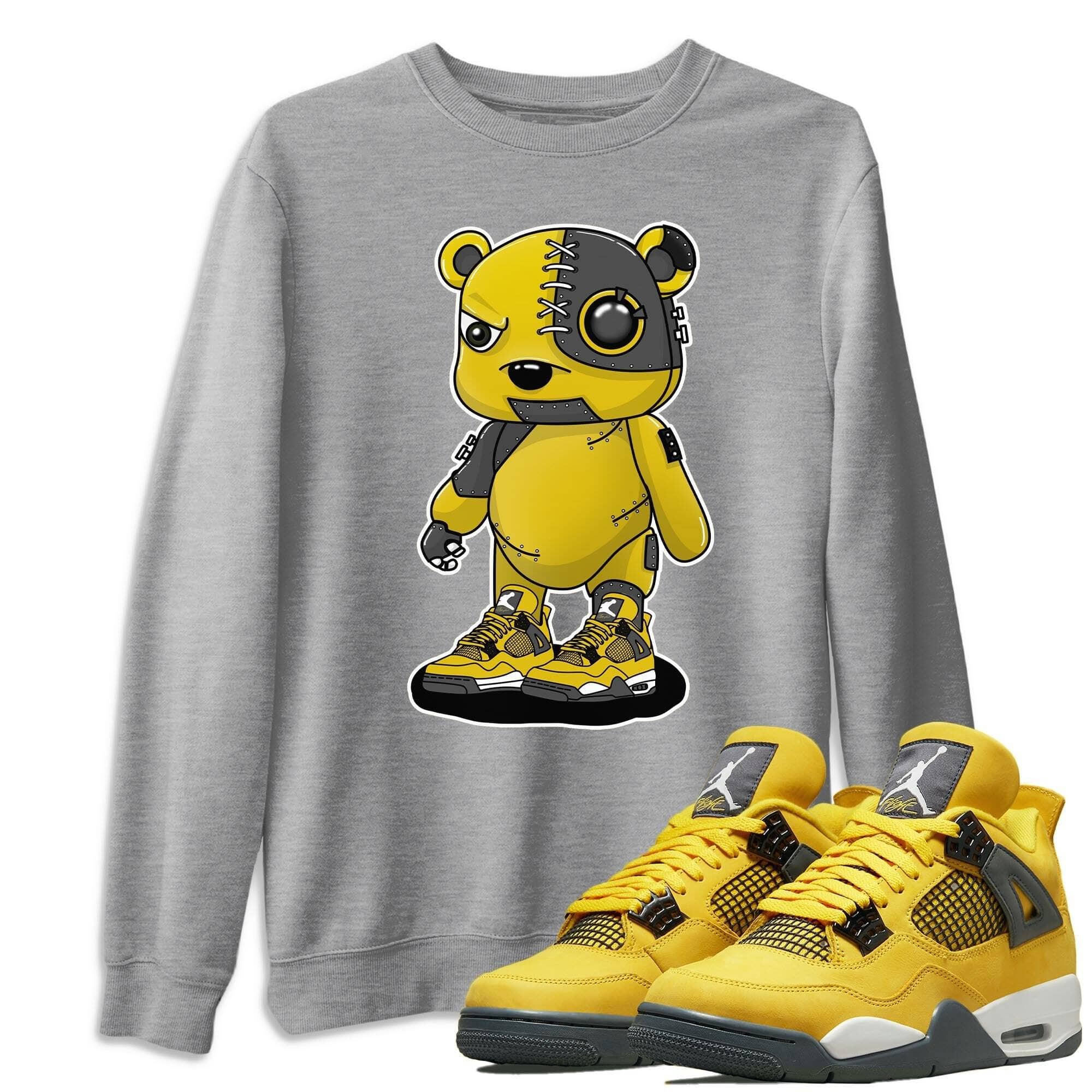 Cyborg Bear Unisex Tops - Air Jordan 4 Lightning