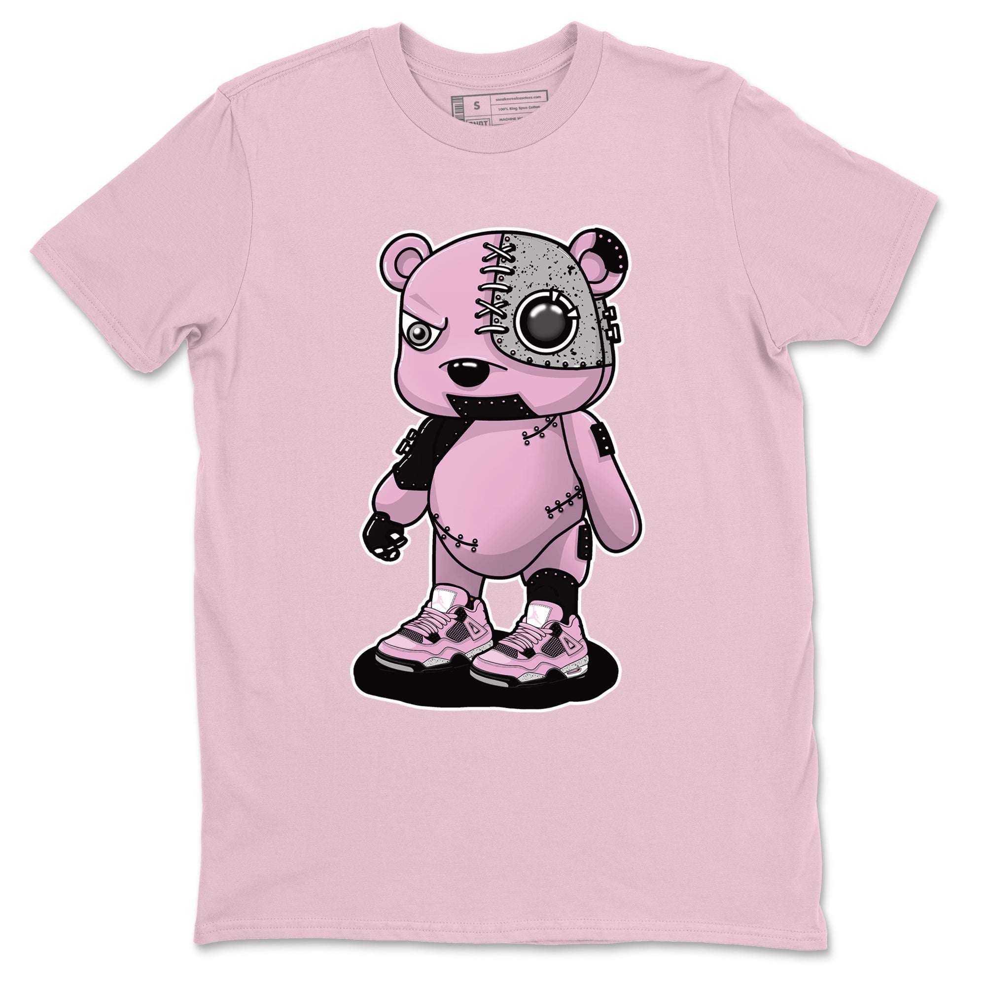Cyborg Bear snkmatch Tees - Air Jordan 4 Orchid