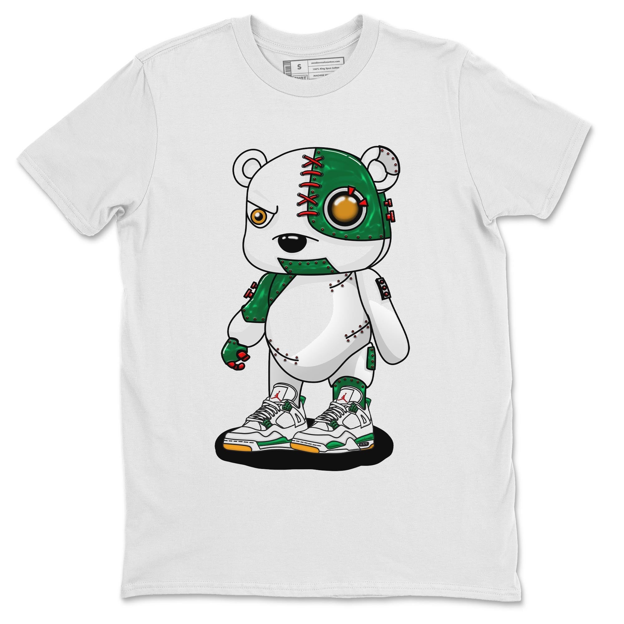 Cyborg Bear Unisex Tops - Air Jordan 4 Pine Green SB
