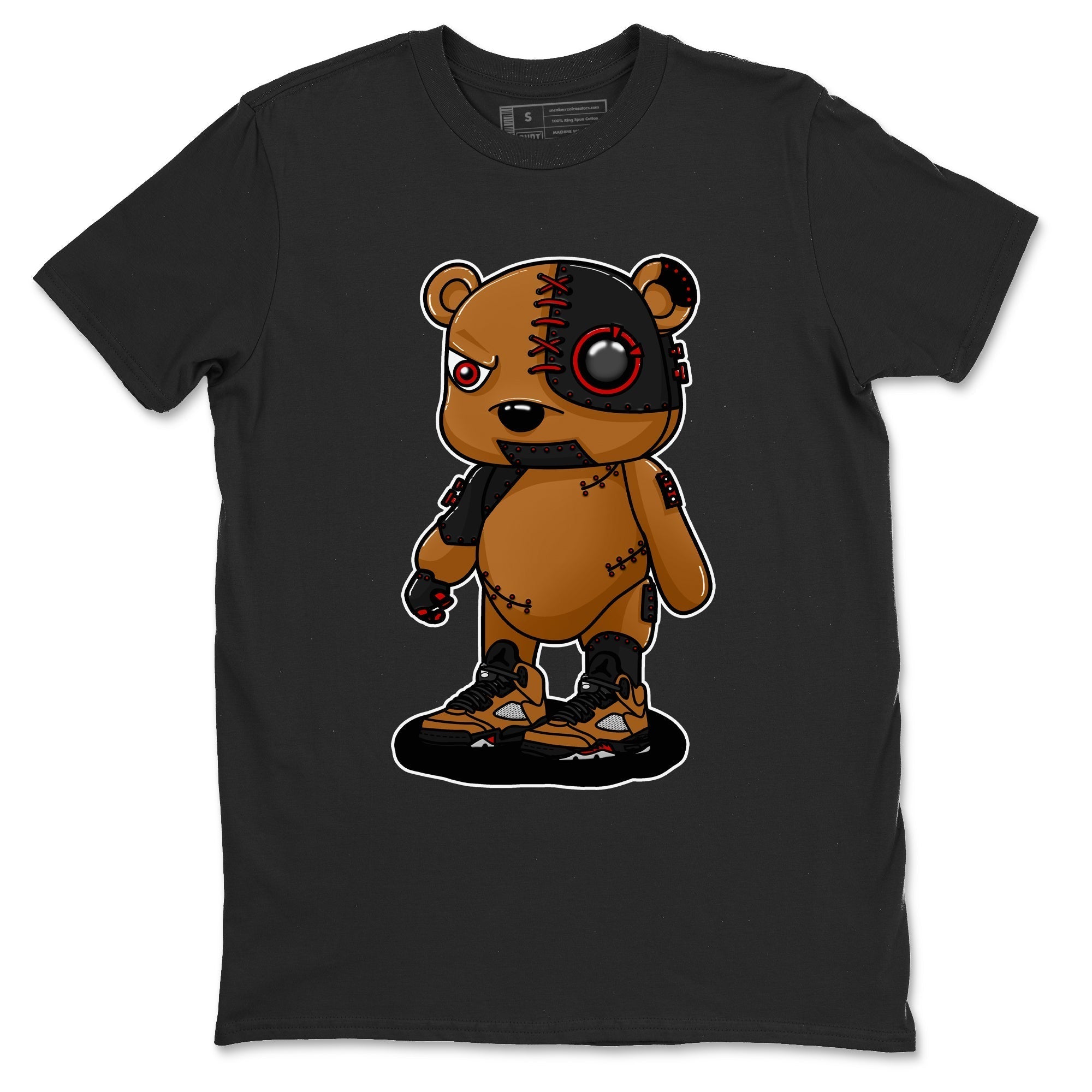 Cyborg Bear snkmatch Tees - Air Jordan 5 Archaeo Brown
