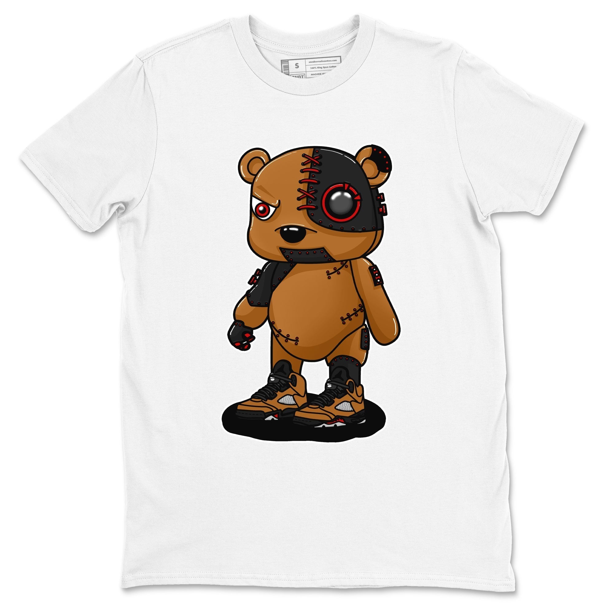 Cyborg Bear snkmatch Tees - Air Jordan 5 Archaeo Brown
