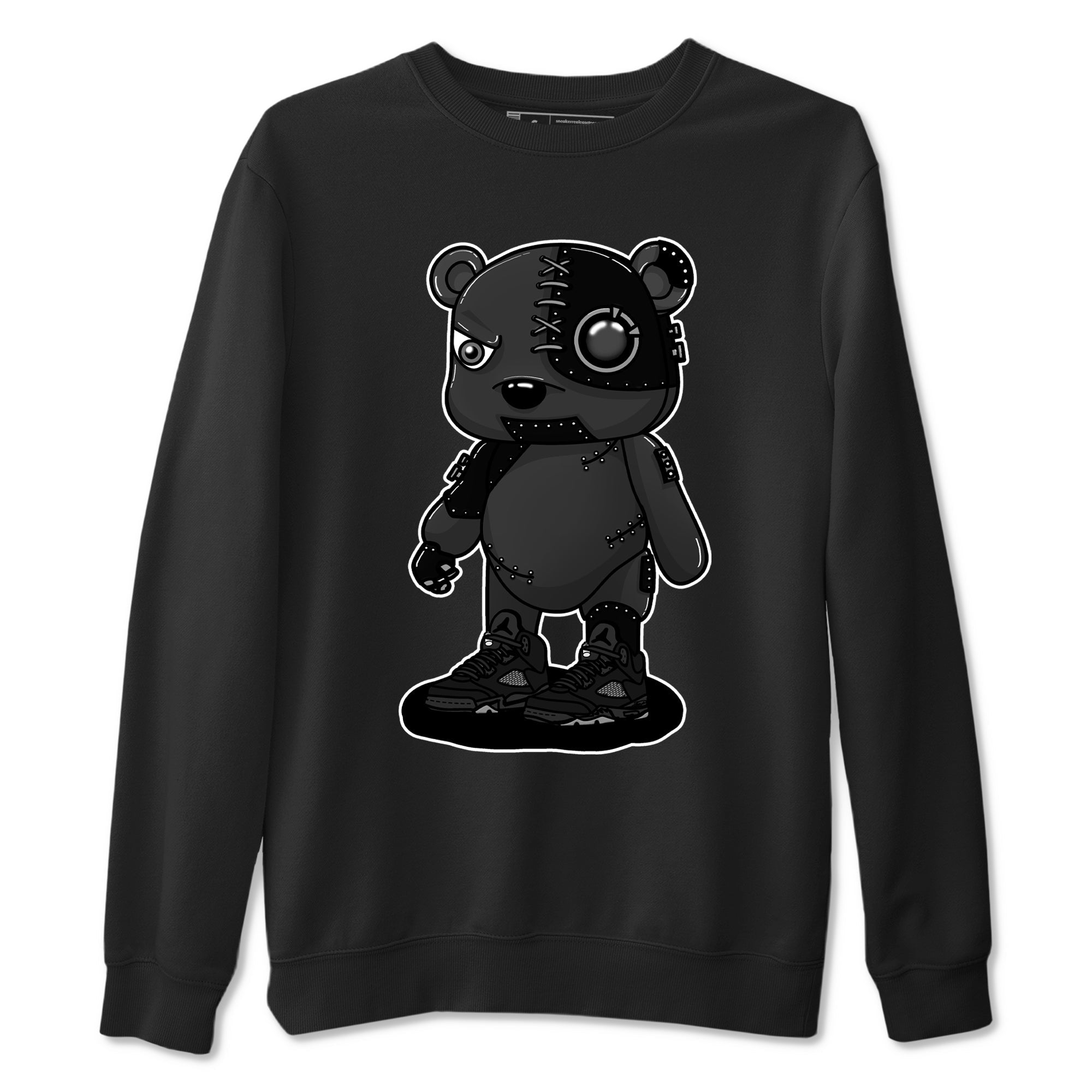 Cyborg Bear snkmatch Tees - Air Jordan 5 Black Cat