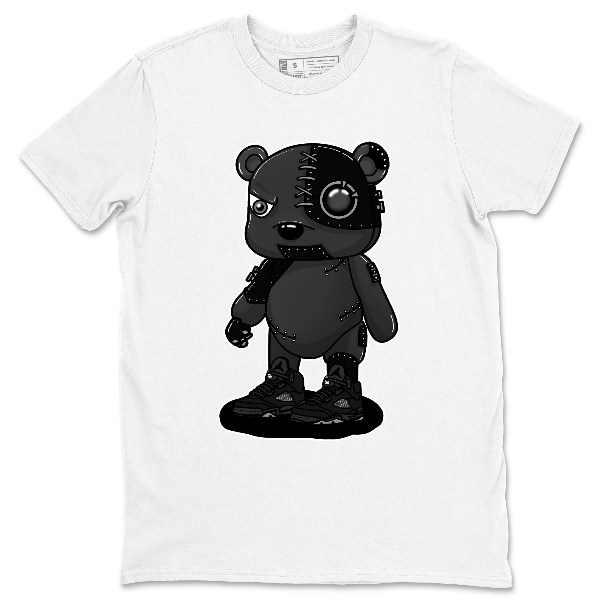 Cyborg Bear snkmatch Tees - Air Jordan 5 Black Cat