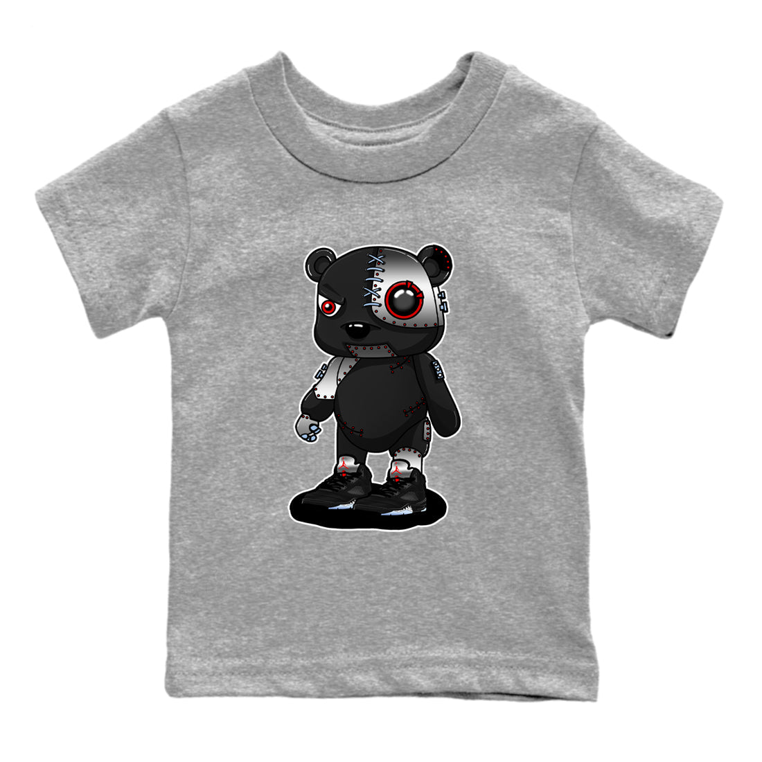 Cyborg Bear snkmatch Tees Kids - Air Jordan 5 Reimagined