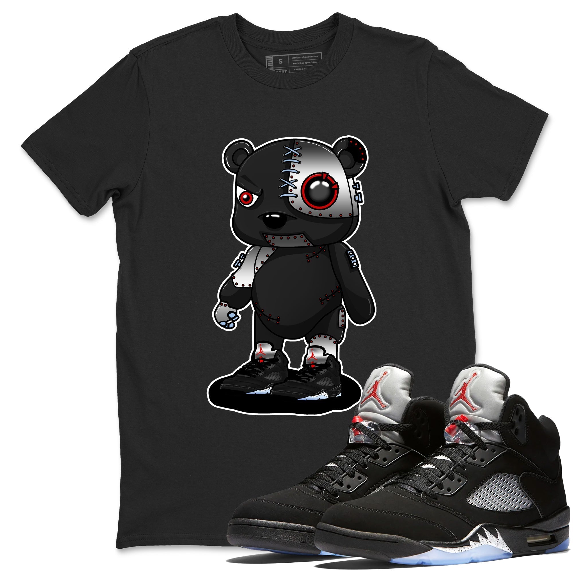 Cyborg Bear snkmatch Tees - Air Jordan 5 Reimagined