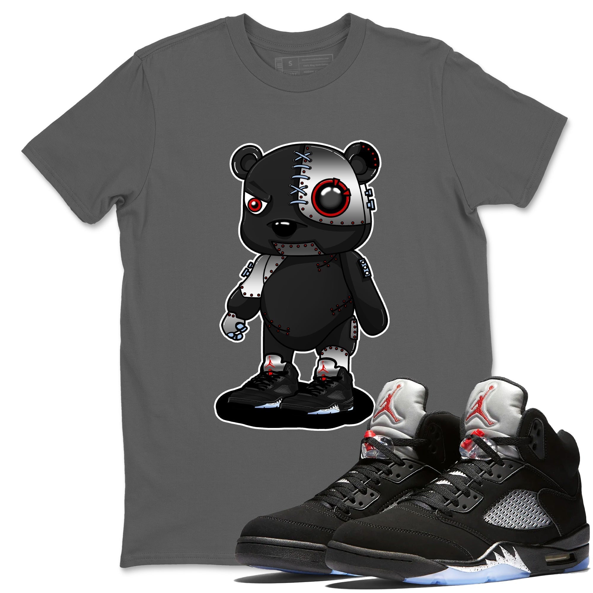 Cyborg Bear snkmatch Tees - Air Jordan 5 Reimagined