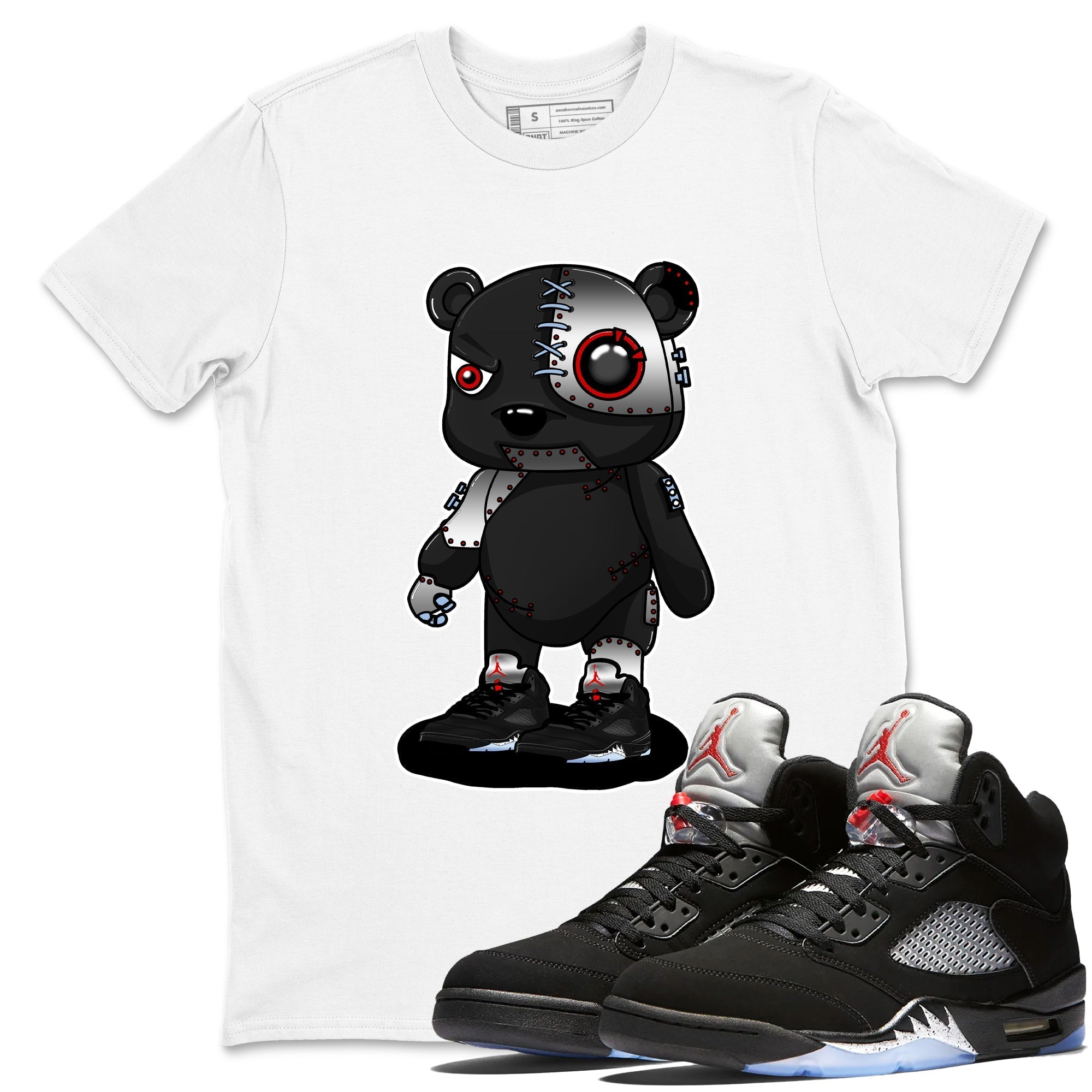 Cyborg Bear snkmatch Tees - Air Jordan 5 Reimagined