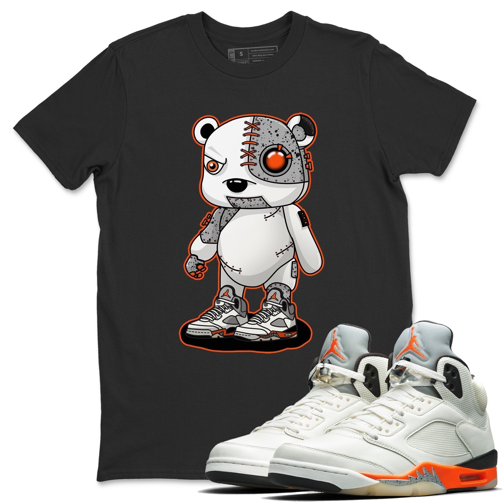 Cyborg Bear Unisex Tops - Air Jordan 5 Shattered Backboard