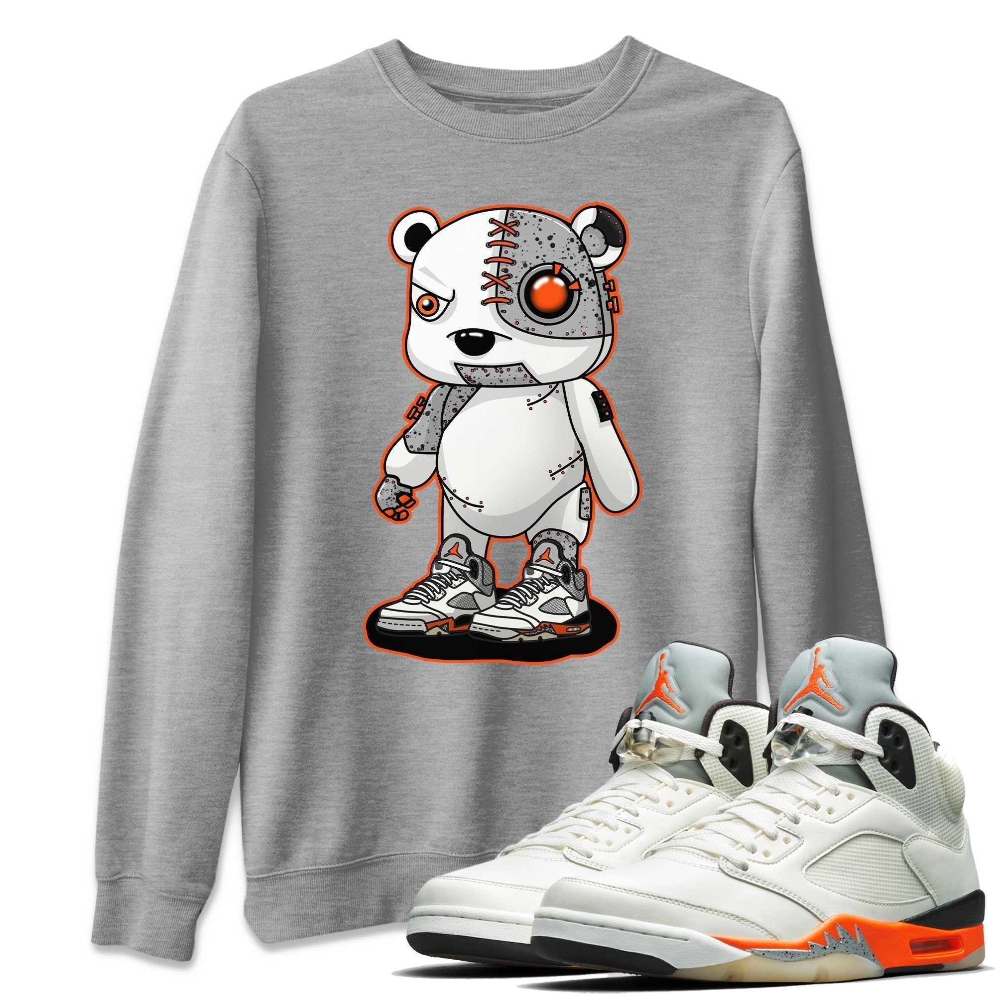 Cyborg Bear Unisex Tops - Air Jordan 5 Shattered Backboard