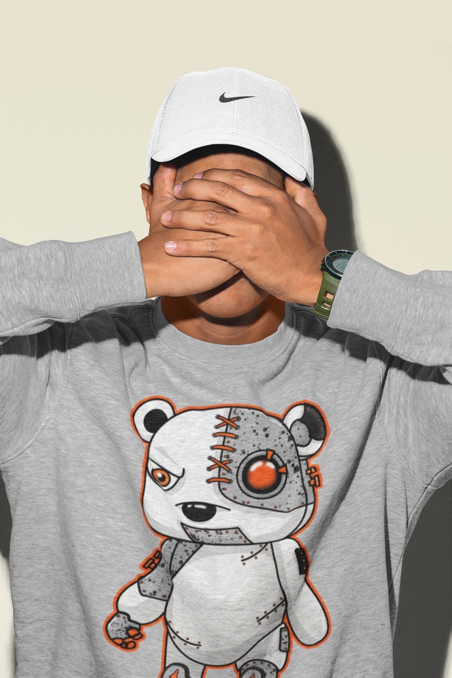 Cyborg Bear Unisex Tops - Air Jordan 5 Shattered Backboard