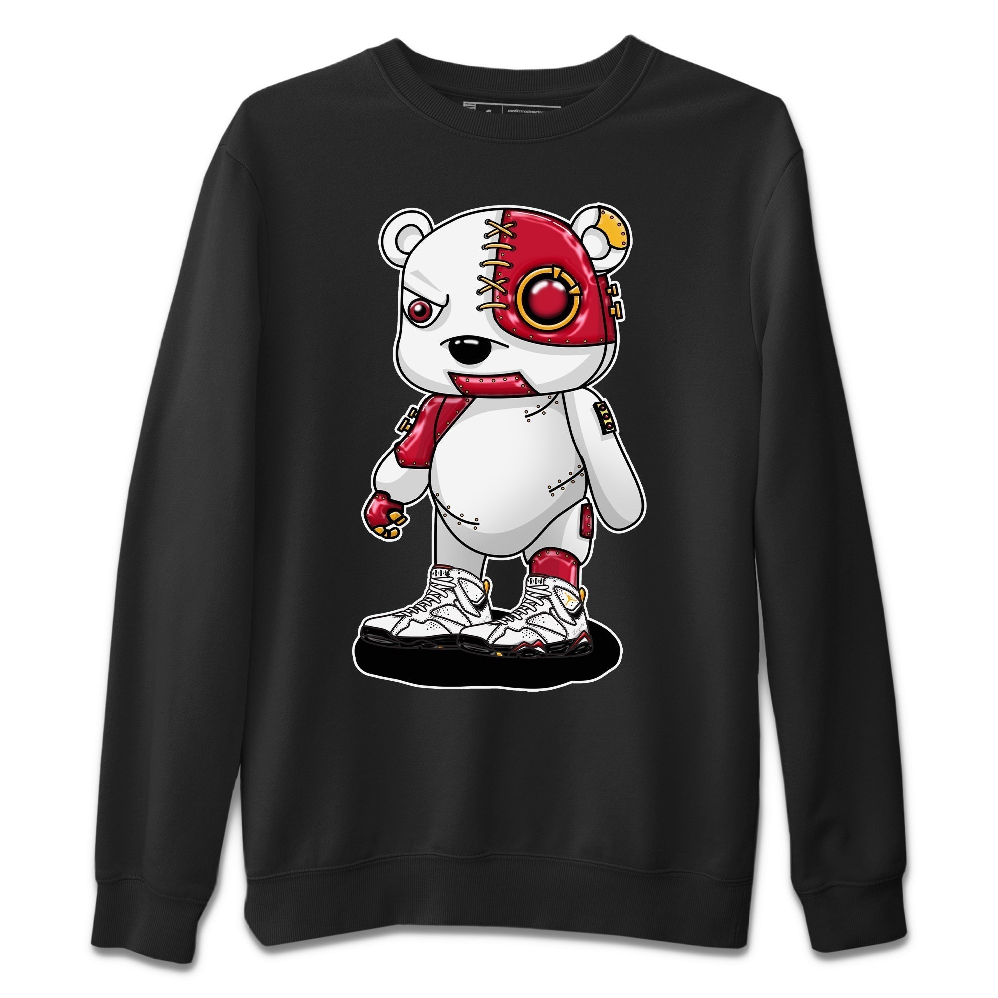 Cyborg Bear Unisex Tops - Air Jordan 7 Cardinal