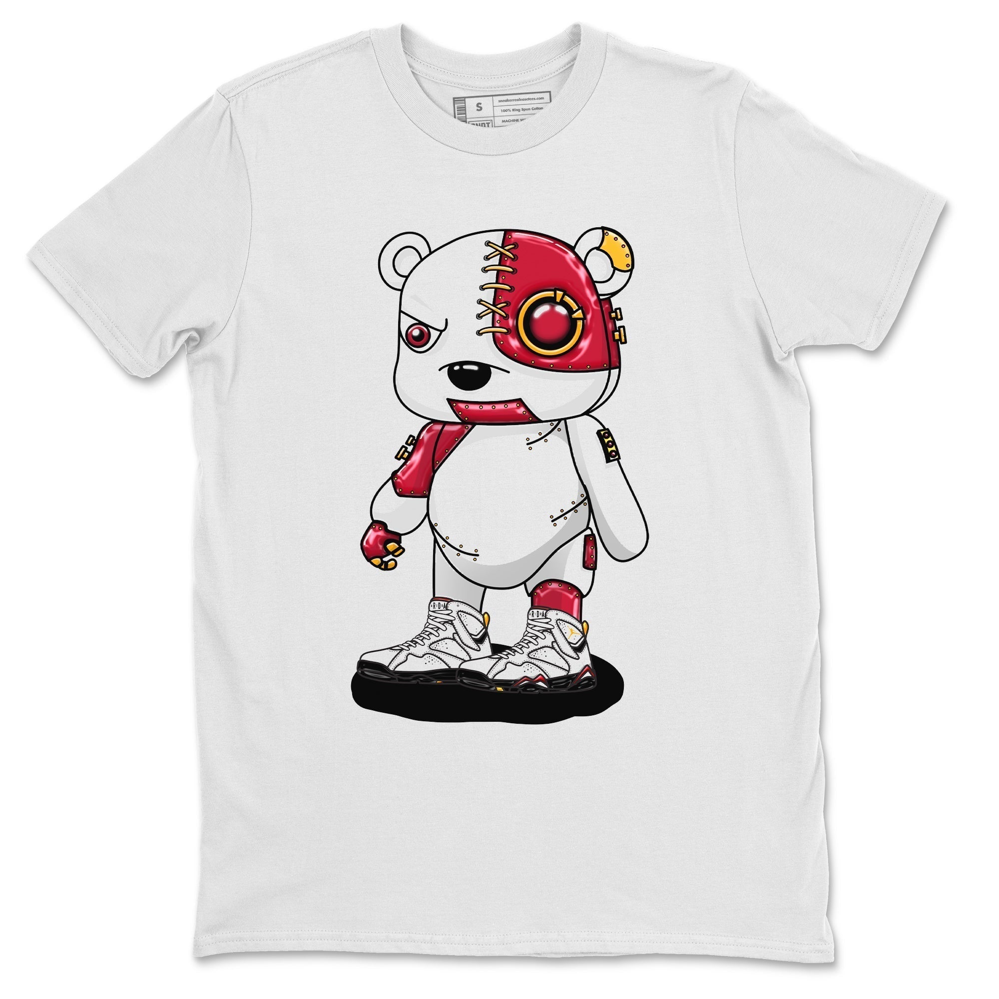 Cyborg Bear Unisex Tops - Air Jordan 7 Cardinal