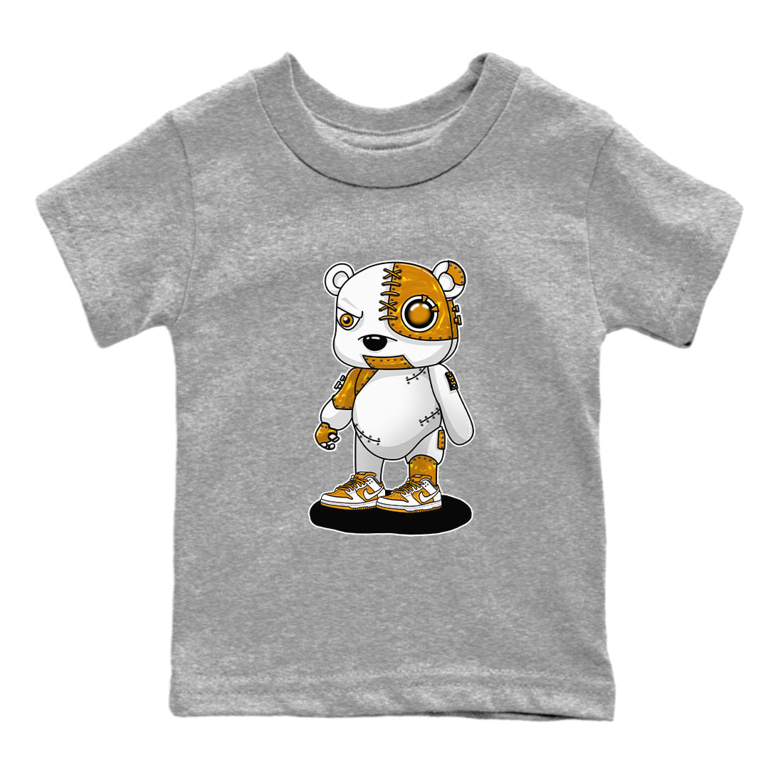 Cyborg Bear snkmatch Tees Kids - Dunk Dark Curry