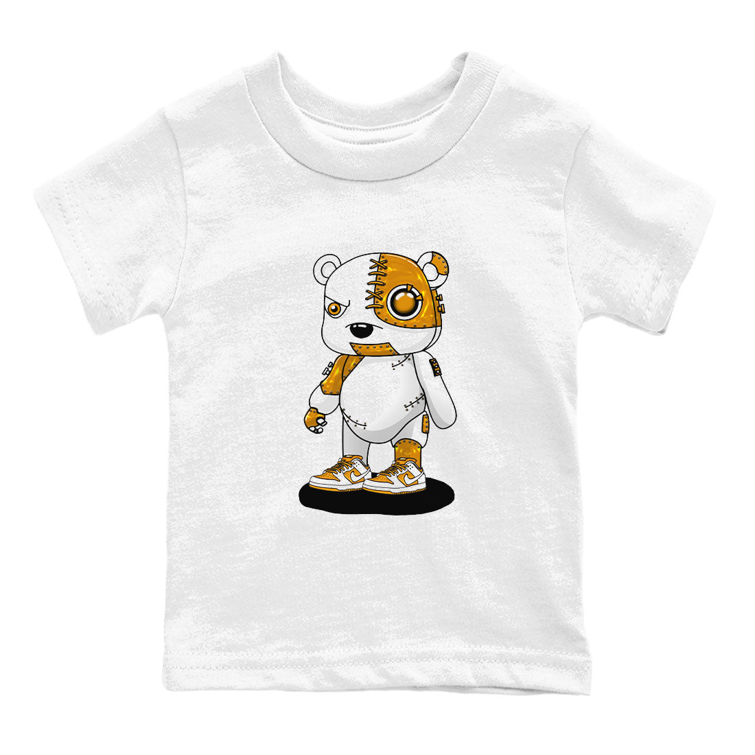 Cyborg Bear snkmatch Tees Kids - Dunk Dark Curry