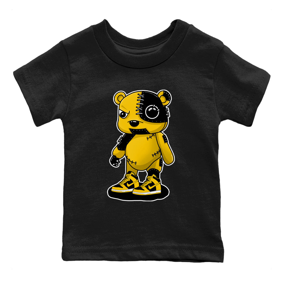 Cyborg Bear snkmatch Tees Kids - Dunk High Pollen