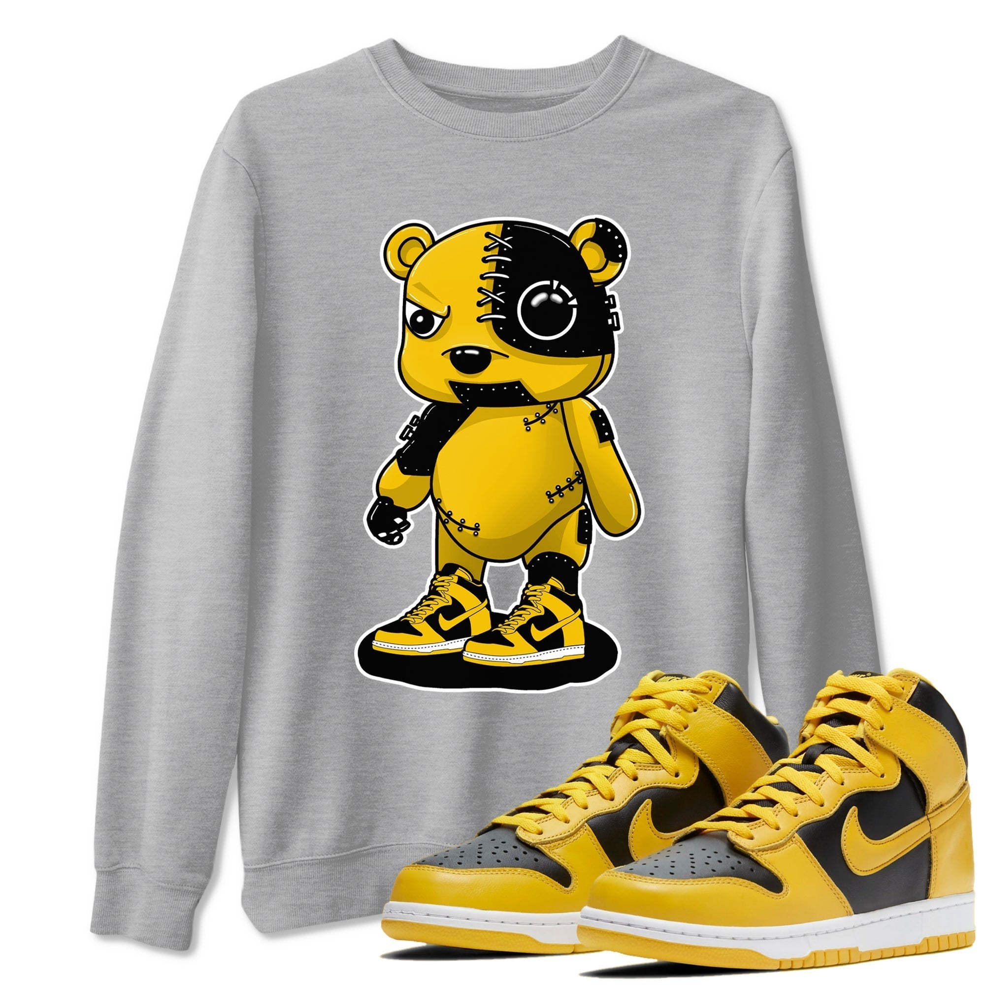 Cyborg Bear snkmatch Tees - Dunk High Pollen