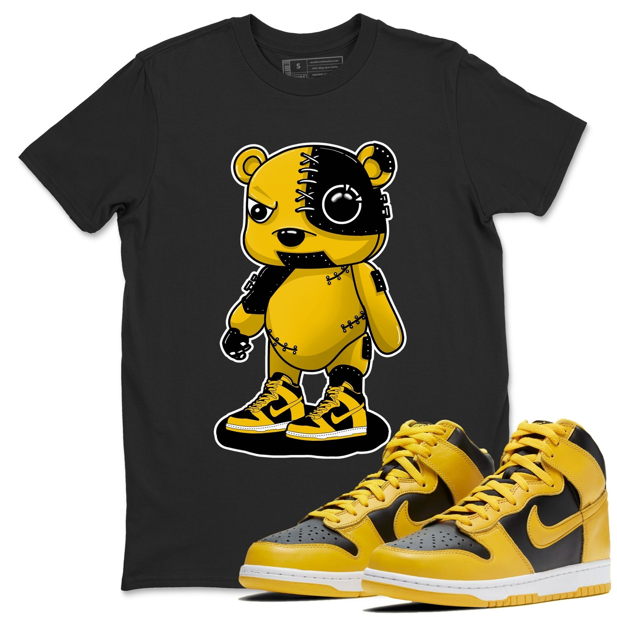 Cyborg Bear snkmatch Tees - Dunk High Pollen