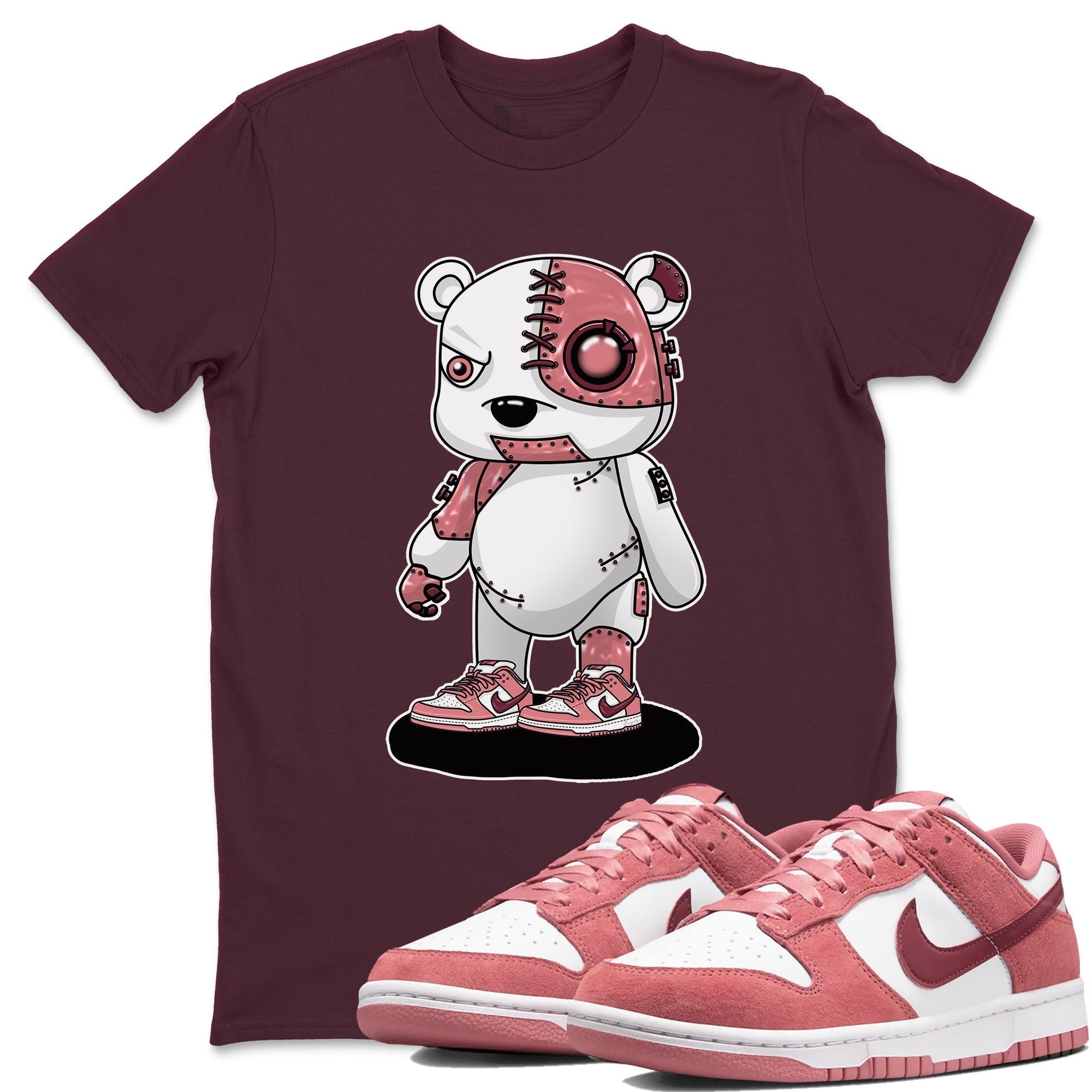 Cyborg Bear snkmatch Tees - Dunk Valentines Day 2024