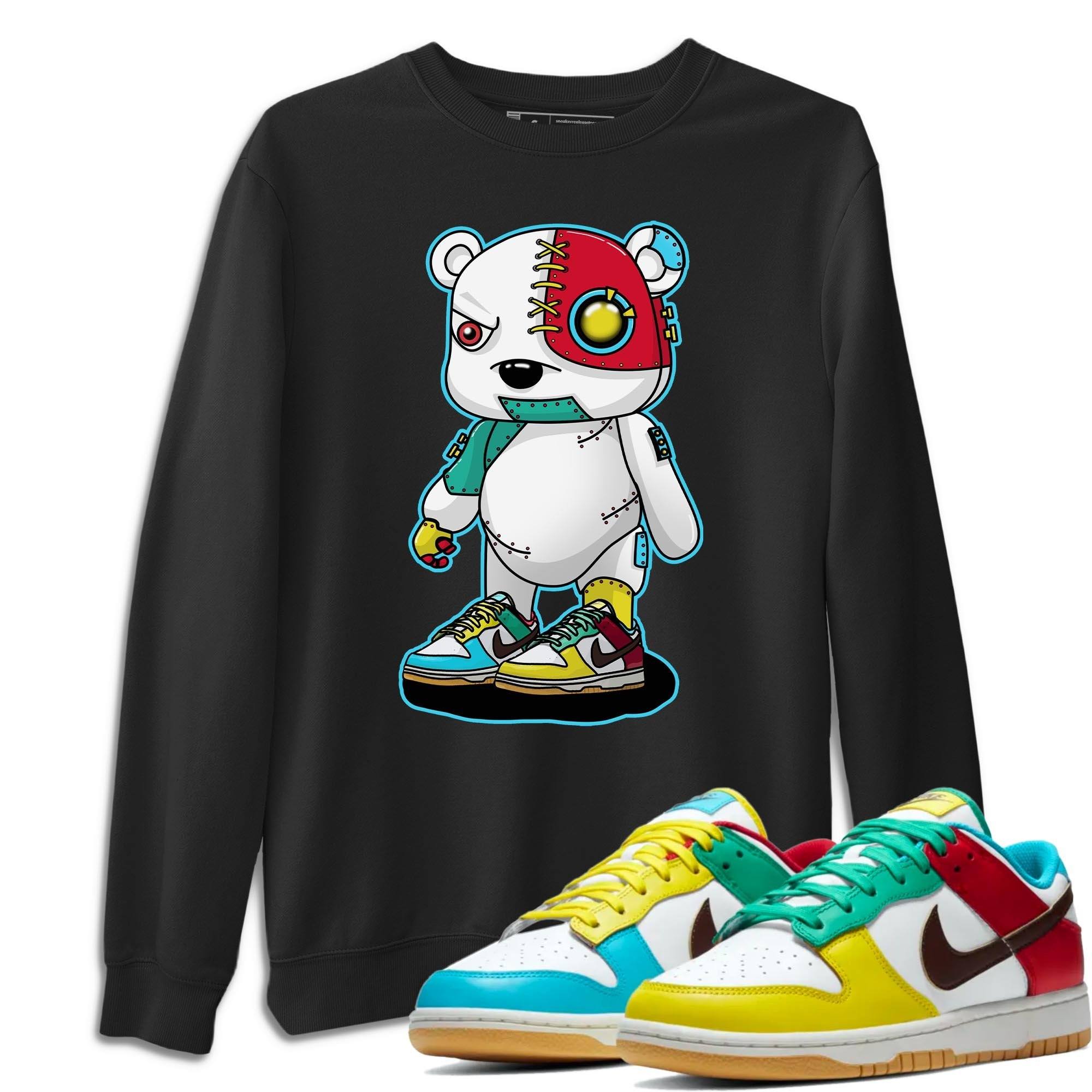Cyborg Bear Unisex Tops - Dunk Free 99 White