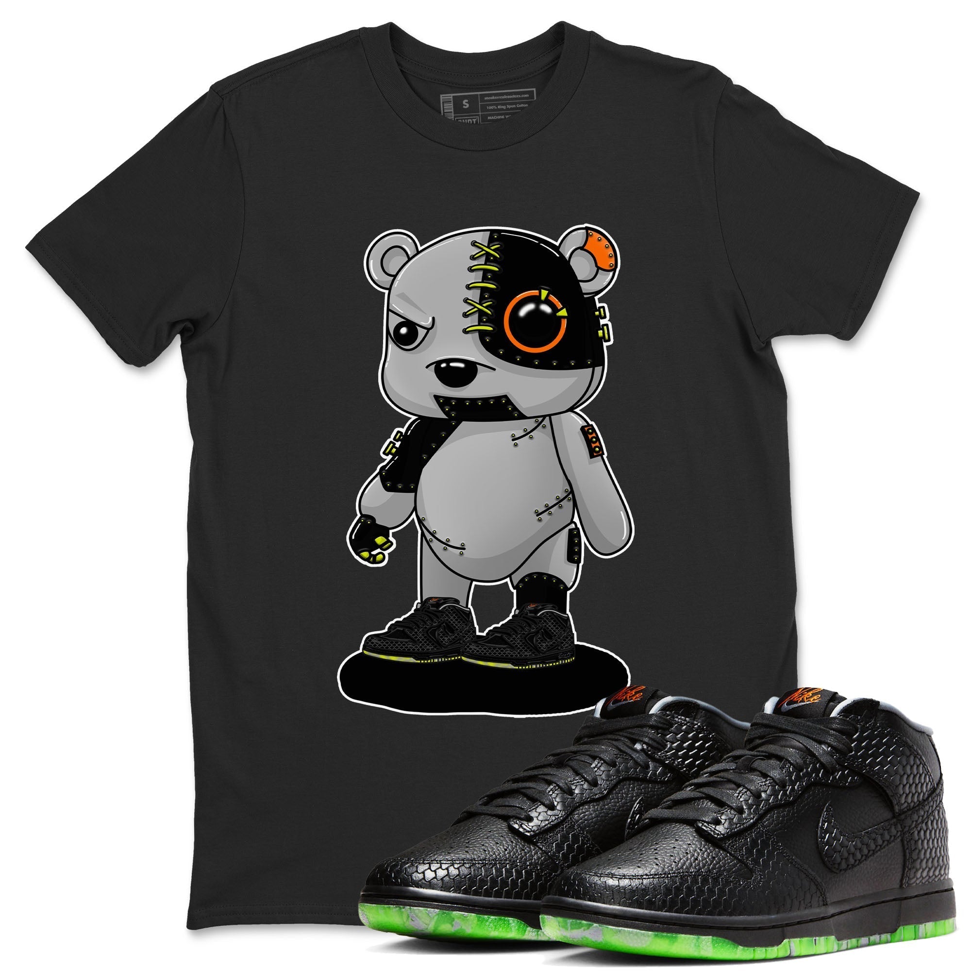 Cyborg Bear snkmatch Tee - Dunk Halloween