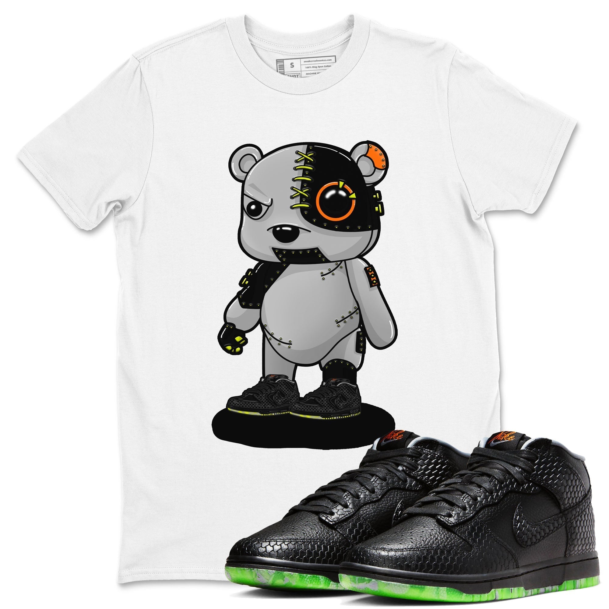 Cyborg Bear snkmatch Tee - Dunk Halloween