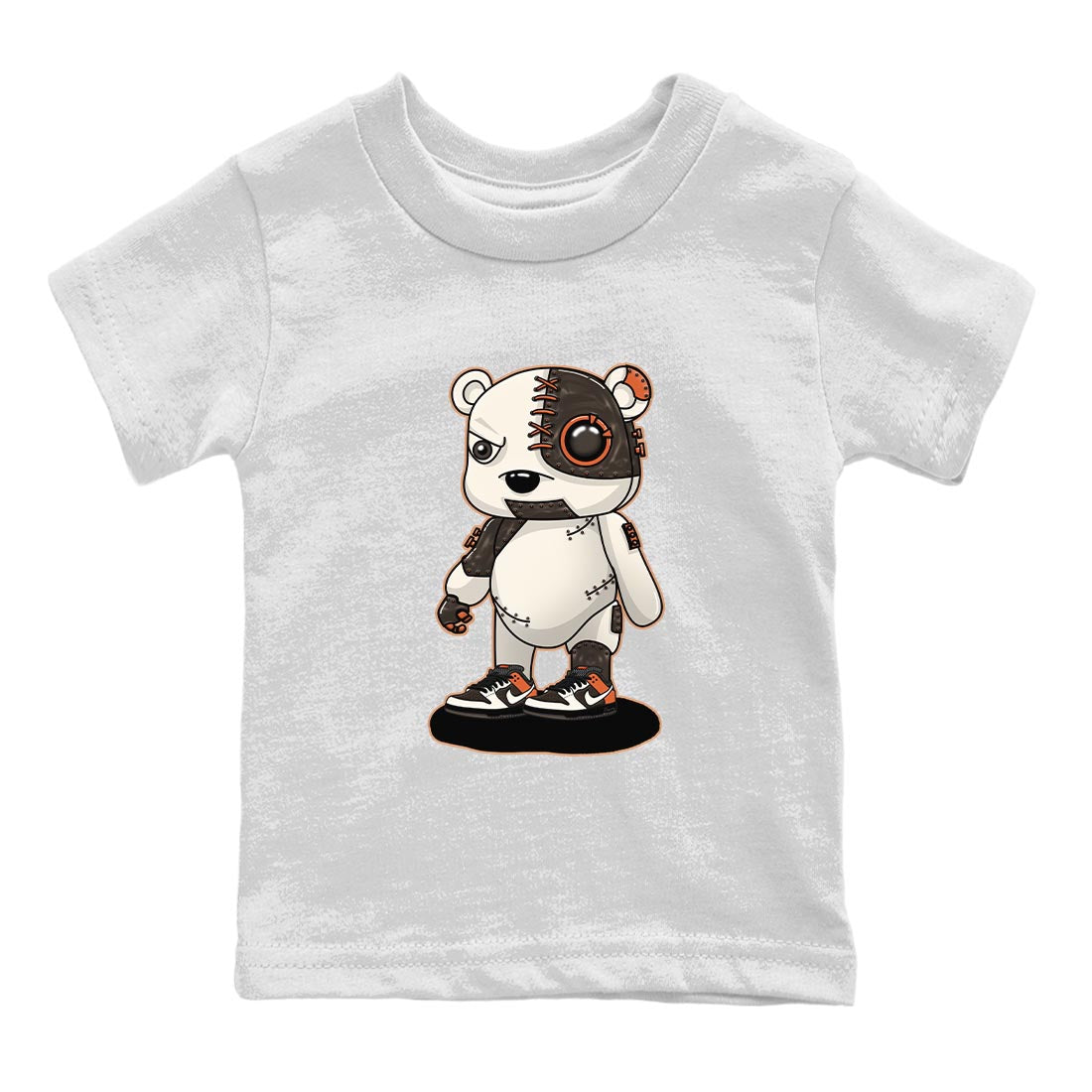 Cyborg Bear snkmatch Tee Kids - Dunk Red Panda