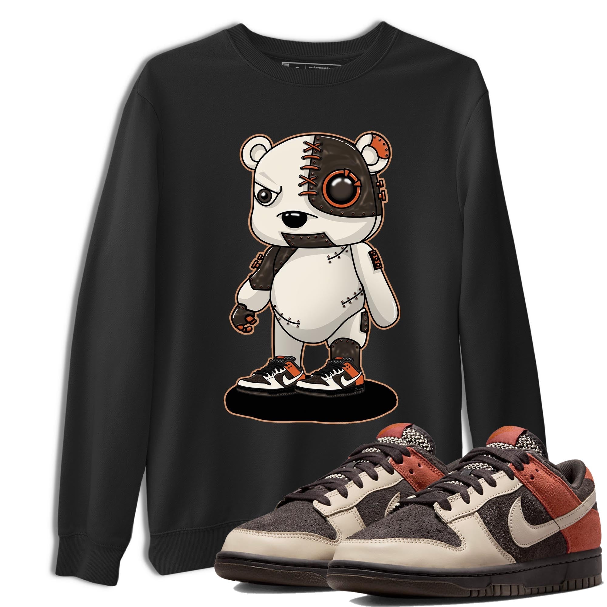 Cyborg Bear snkmatch Tee - Dunk Red Panda
