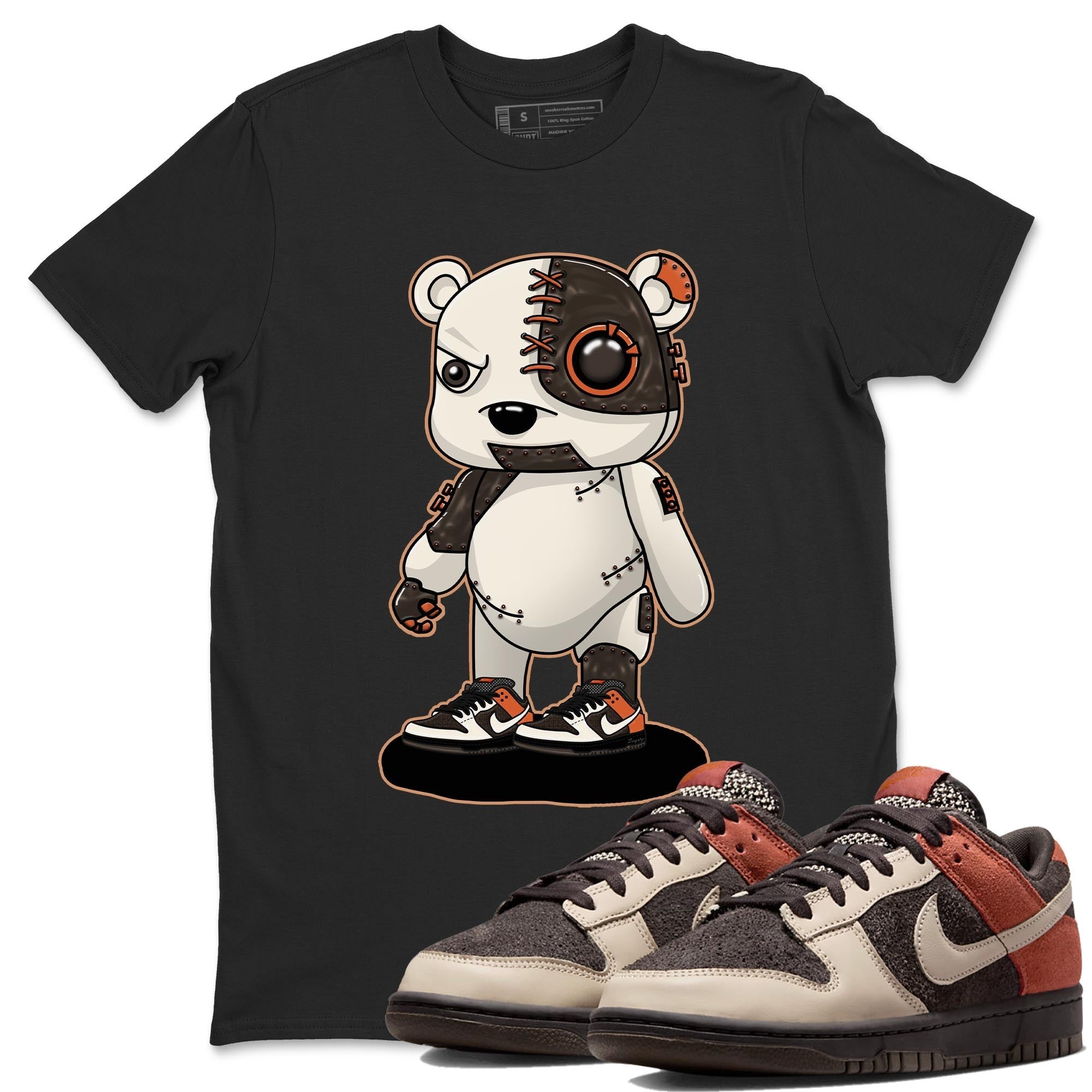 Cyborg Bear snkmatch Tee - Dunk Red Panda