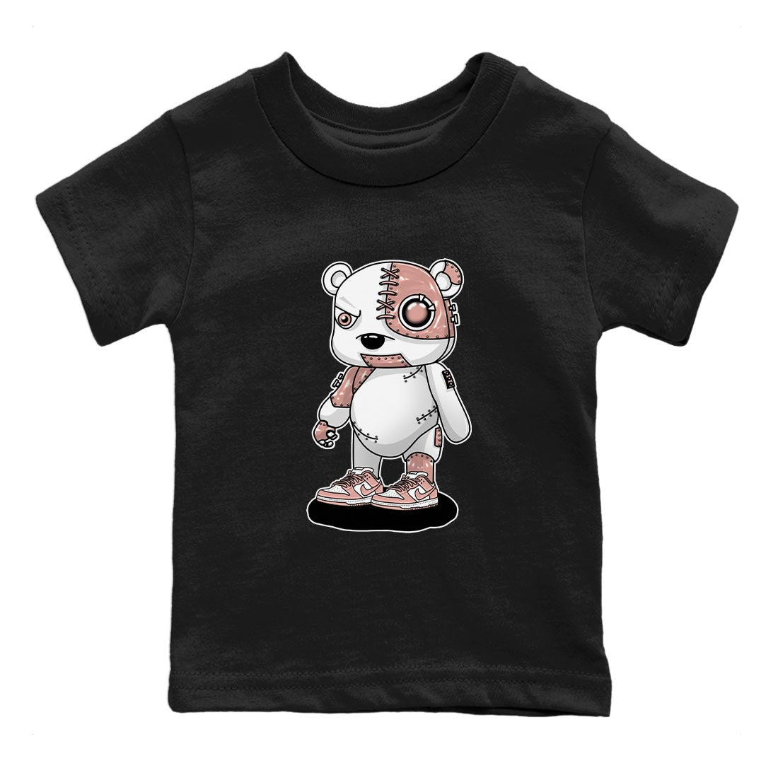 Cyborg Bear snkmatch Tee Kids - Dunk Rose Whisper